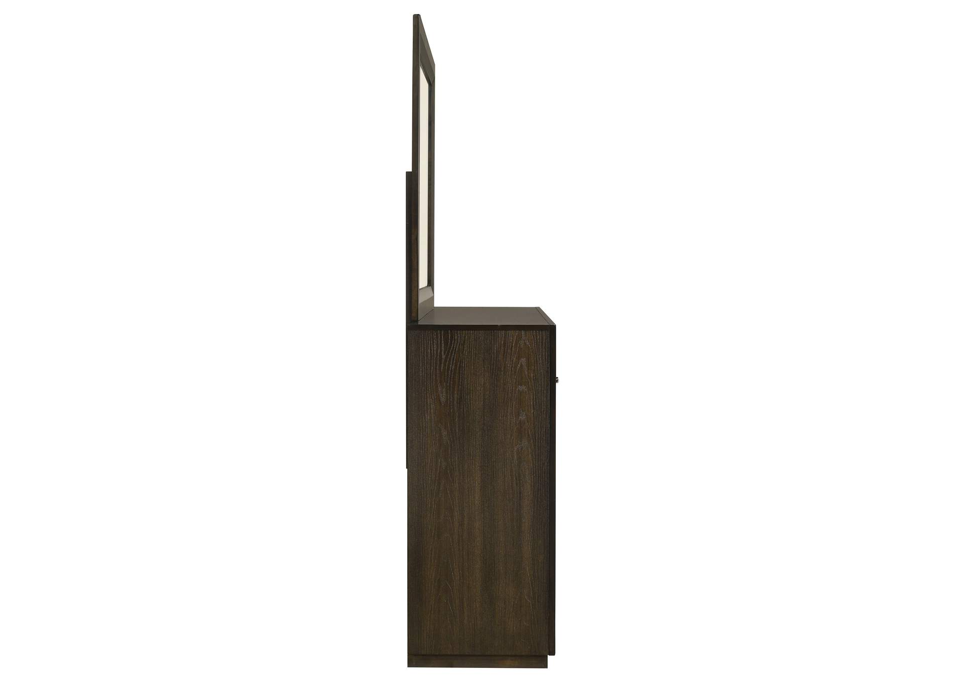 Atlas 7-drawer Bedroom Dresser and Mirror Set Dark Oak image 10