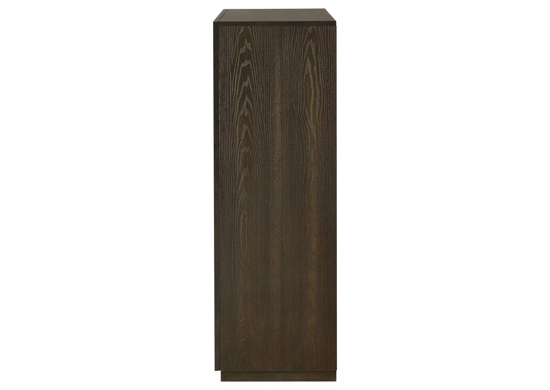 Atlas 5-drawer Bedroom Chest of Drawers Dark Oak image 6