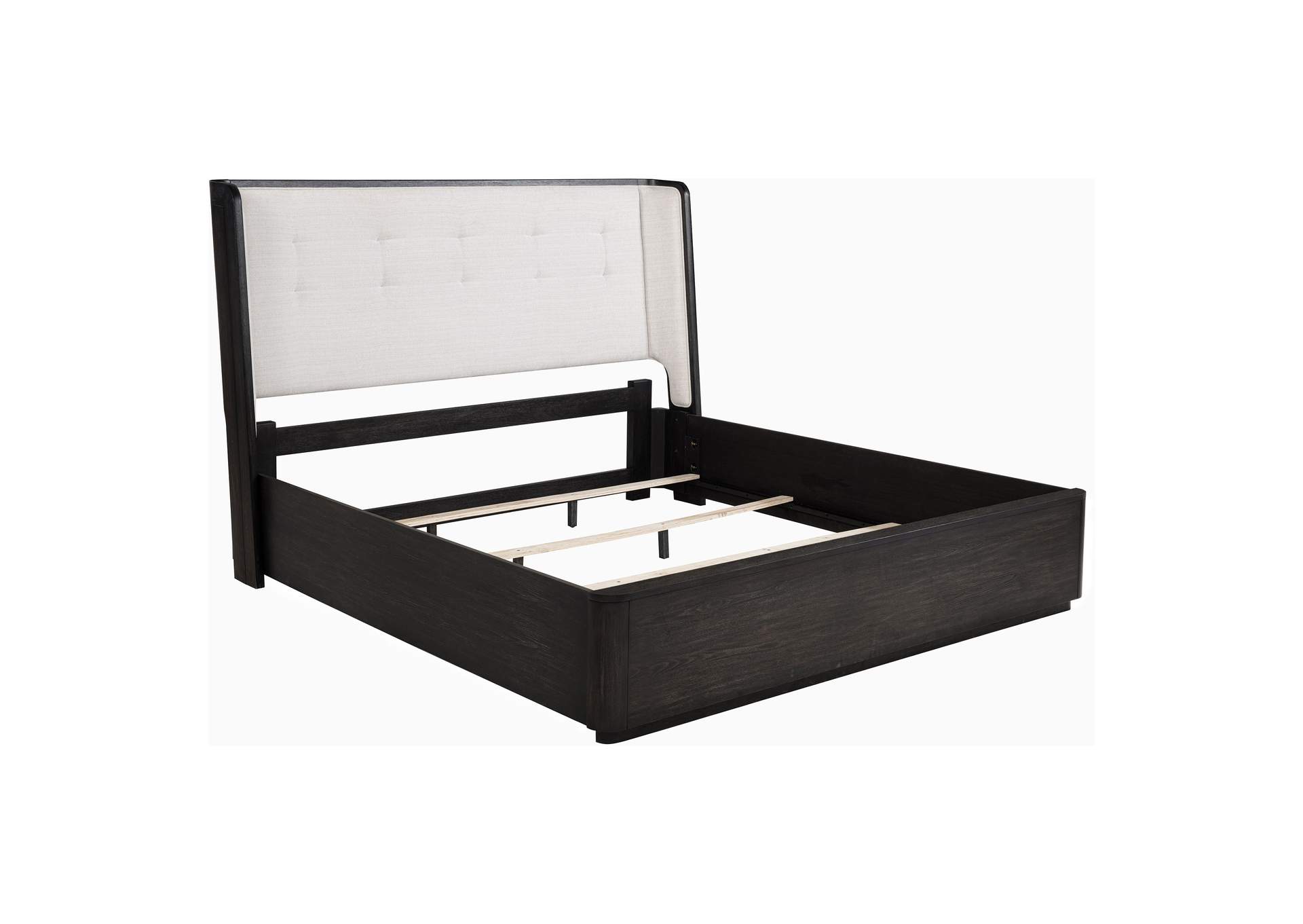 Leandro 4-piece Eastern King Bedroom Set Burnished Black image 23