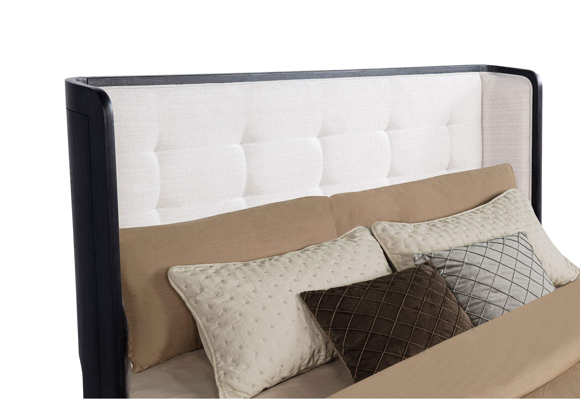 Leandro 4-piece Queen Bedroom Set Burnished Black image 12