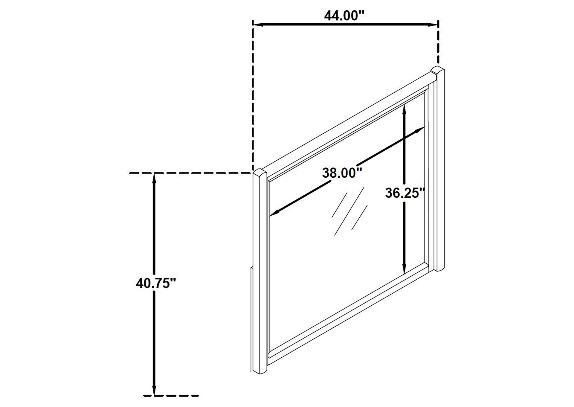 Leandro 4-piece Queen Bedroom Set Burnished Black image 5
