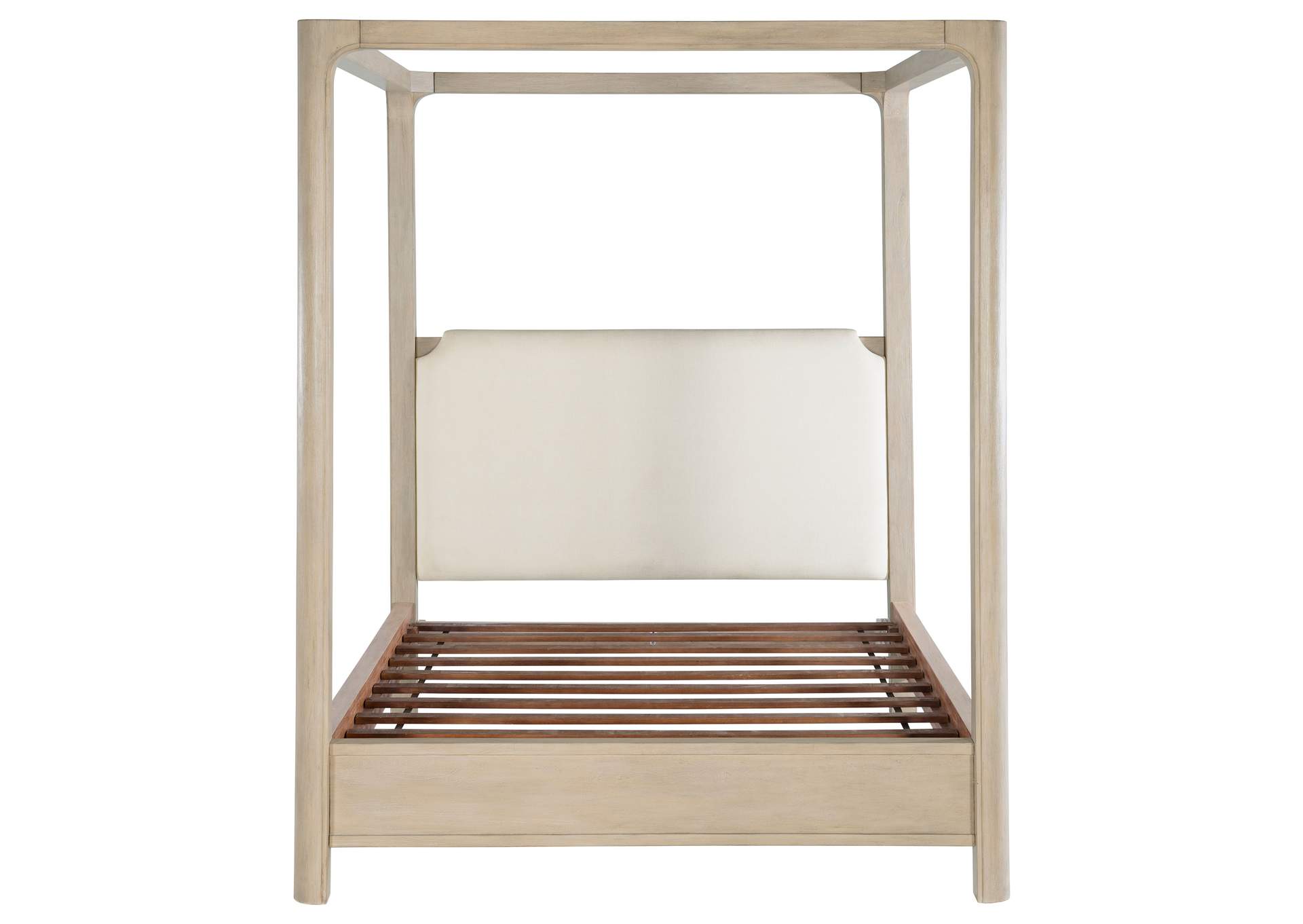 Solano 85-inch California King Canopy Bed Weathered Mango image 4