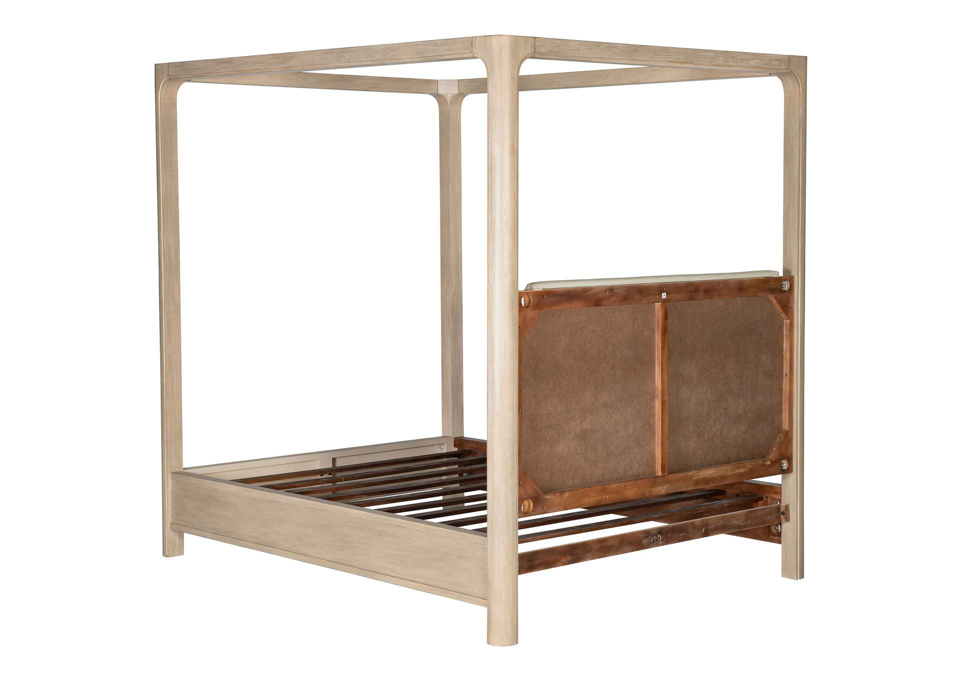 Solano 85-inch Queen Canopy Bed Weathered Mango image 8