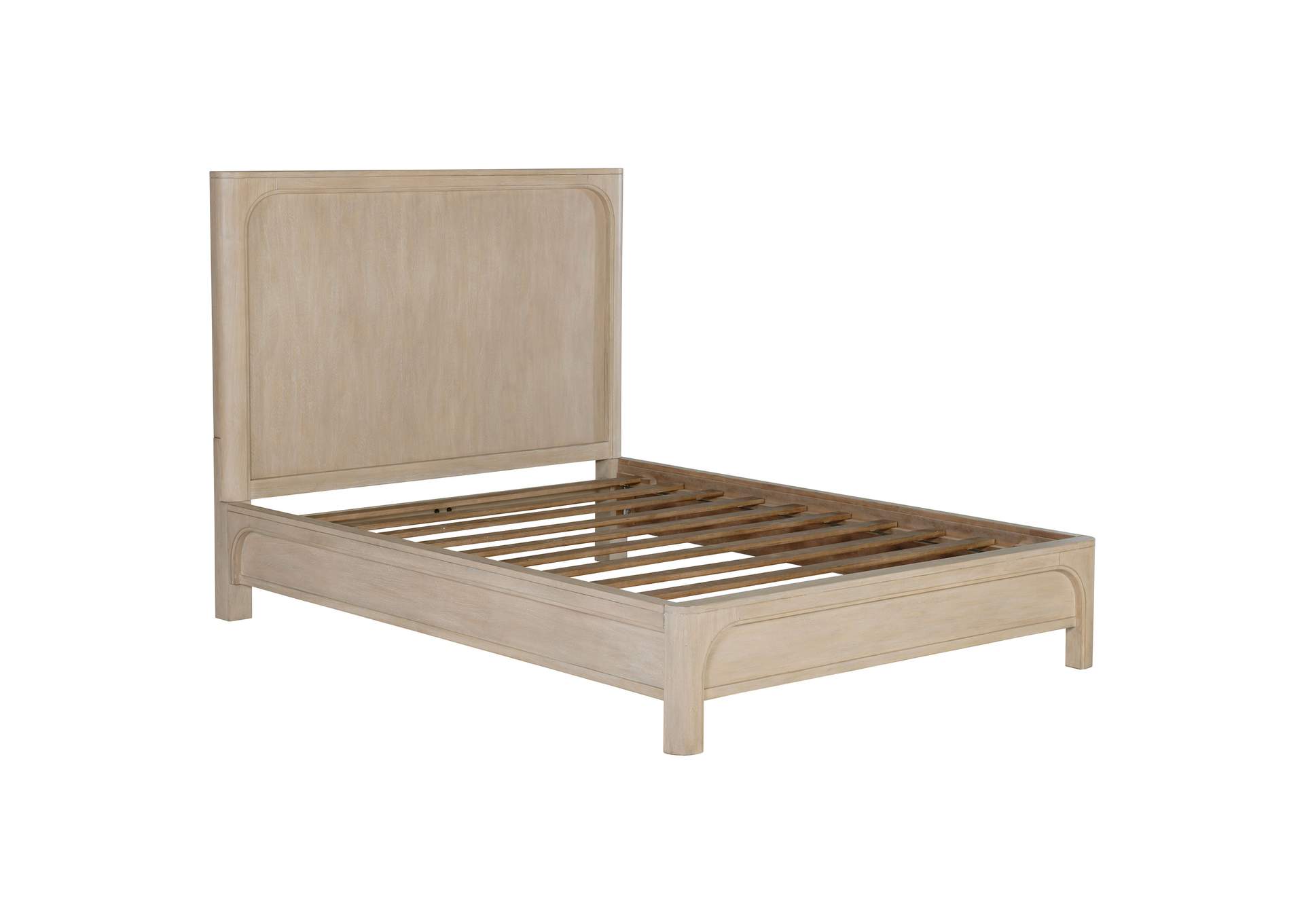 Solano 55-inch Eastern King Panel Bed Weathered Mango image 1