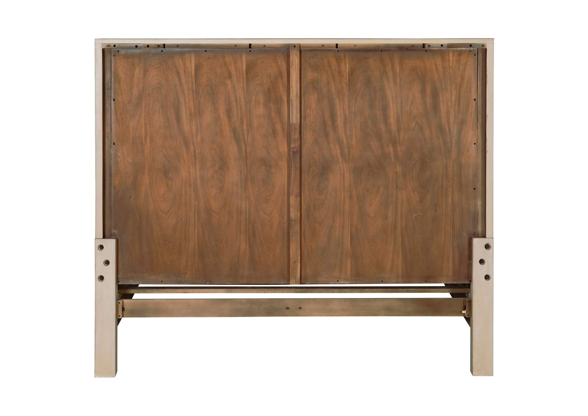 Solano 55-inch California King Panel Bed Weathered Mango image 8