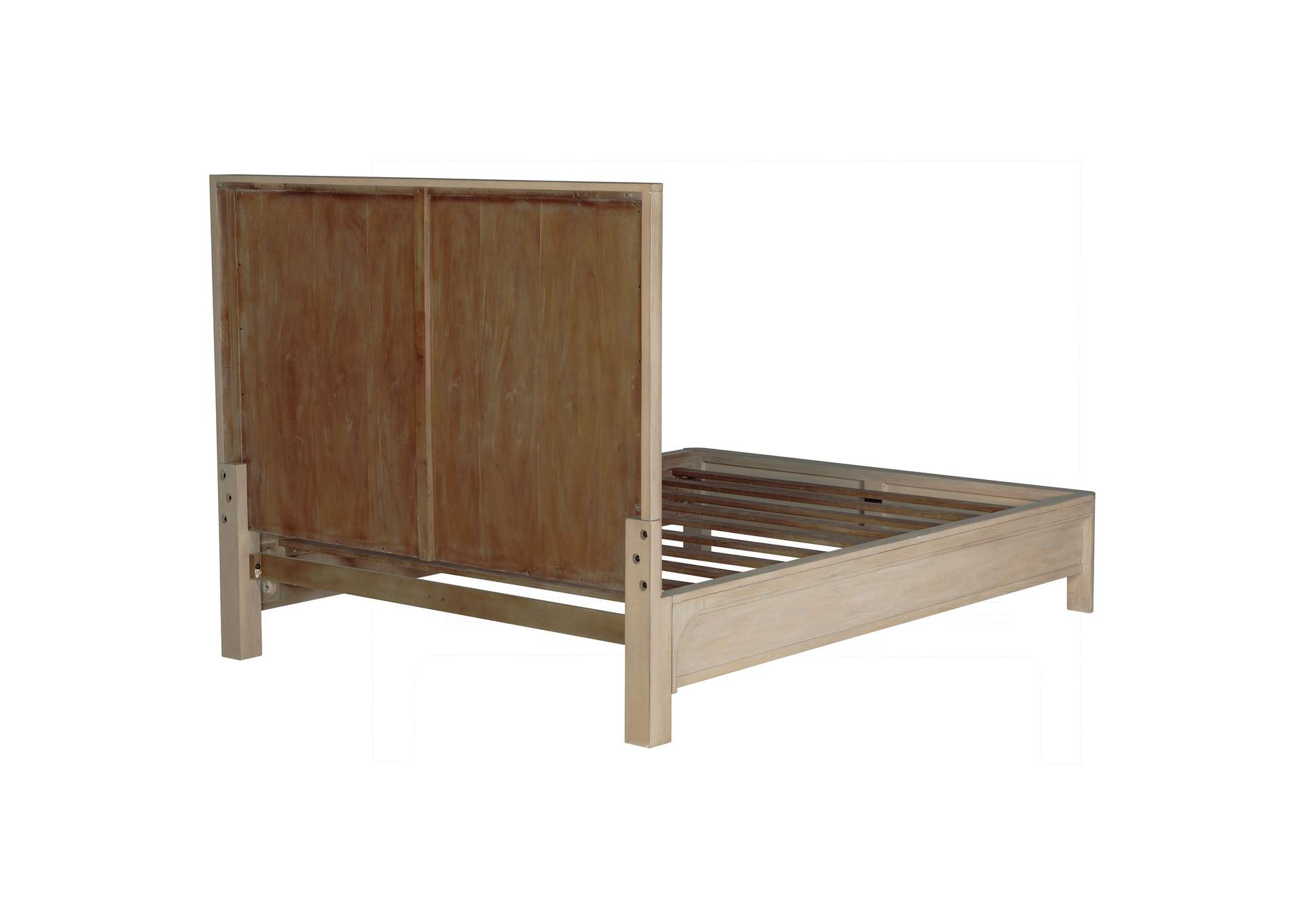 Solano 55-inch California King Panel Bed Weathered Mango image 9