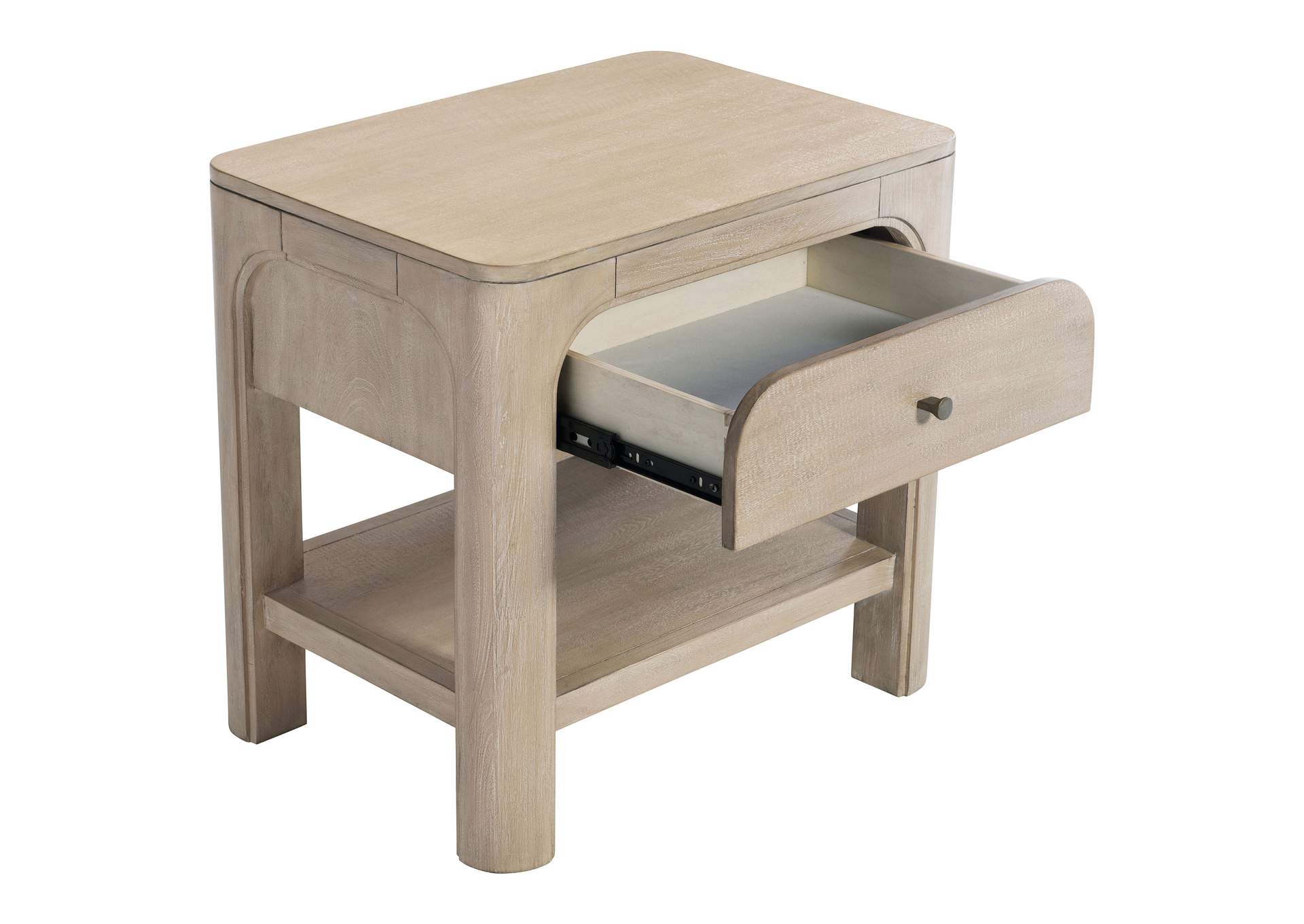 Solano 1-drawer Nightstand Bedside Table Weathered Mango image 11