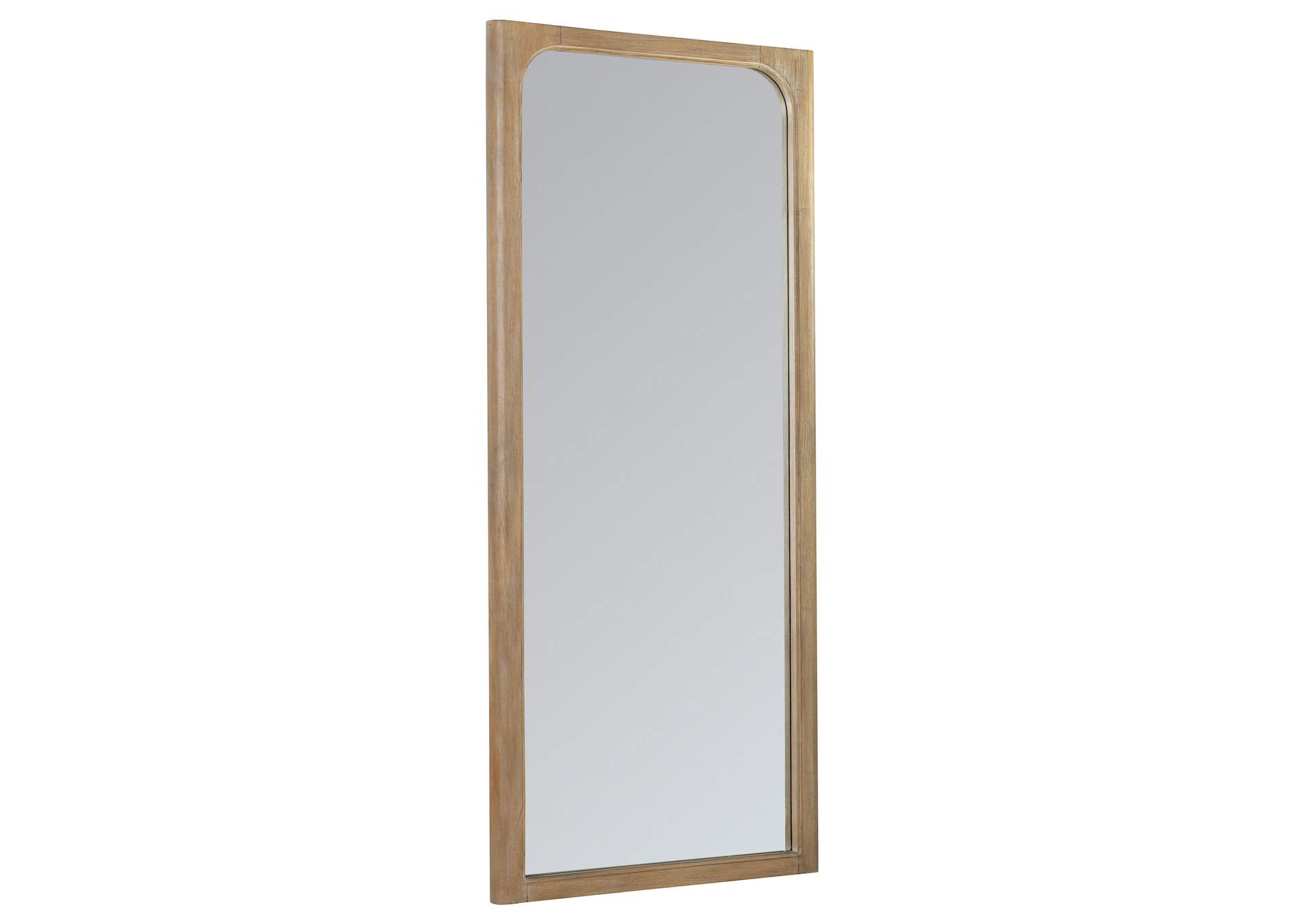 Solano 80-inch Full Length Floor Mirror Weathered Mango image 1