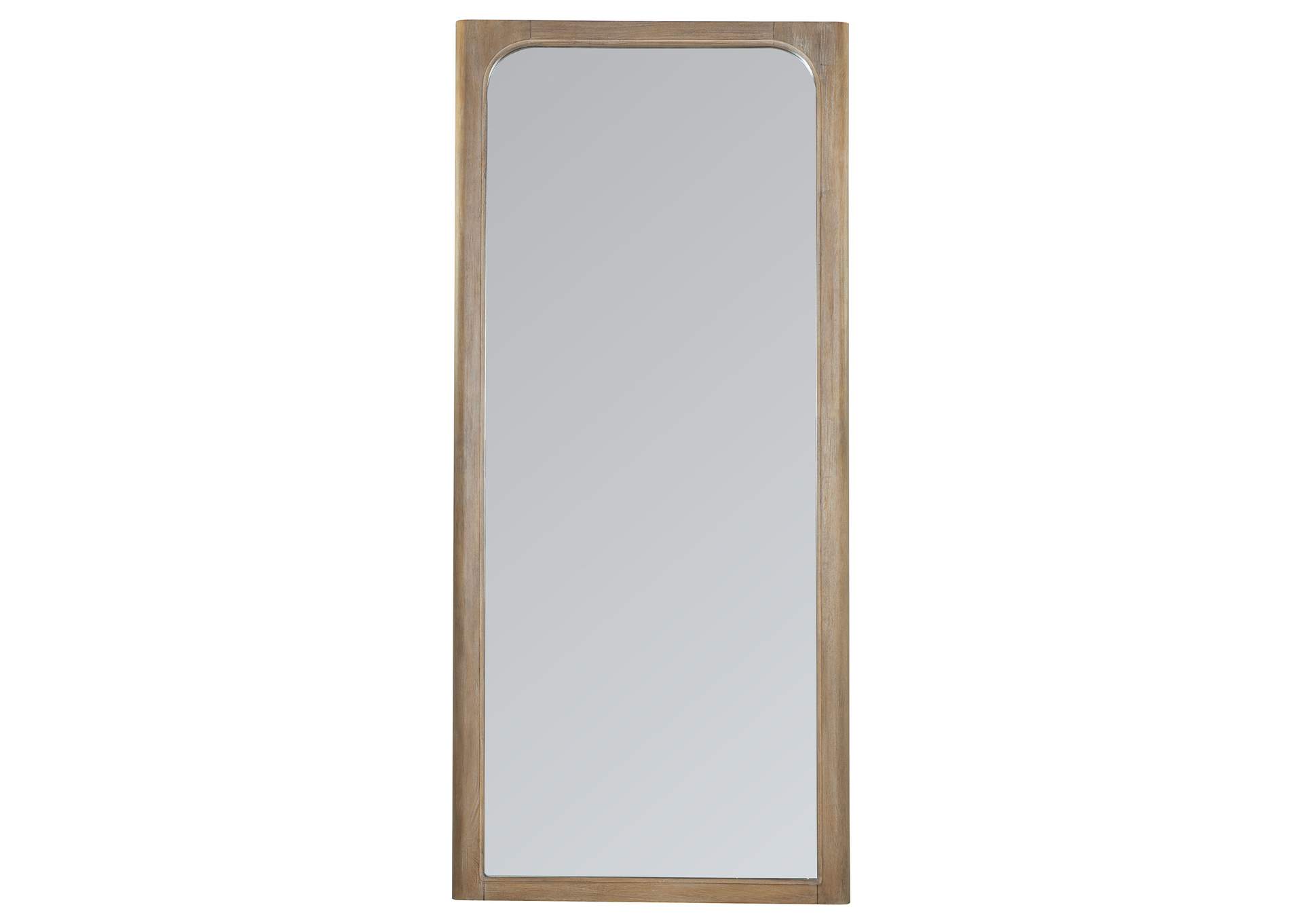 Solano 80-inch Full Length Floor Mirror Weathered Mango image 4