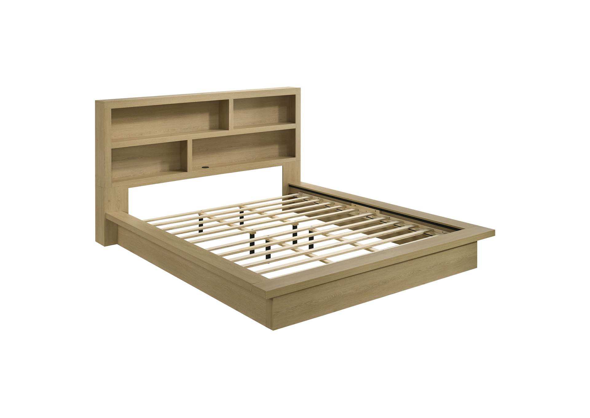 Hendricks 4-piece Eastern King Bedroom Set Light Oak image 18