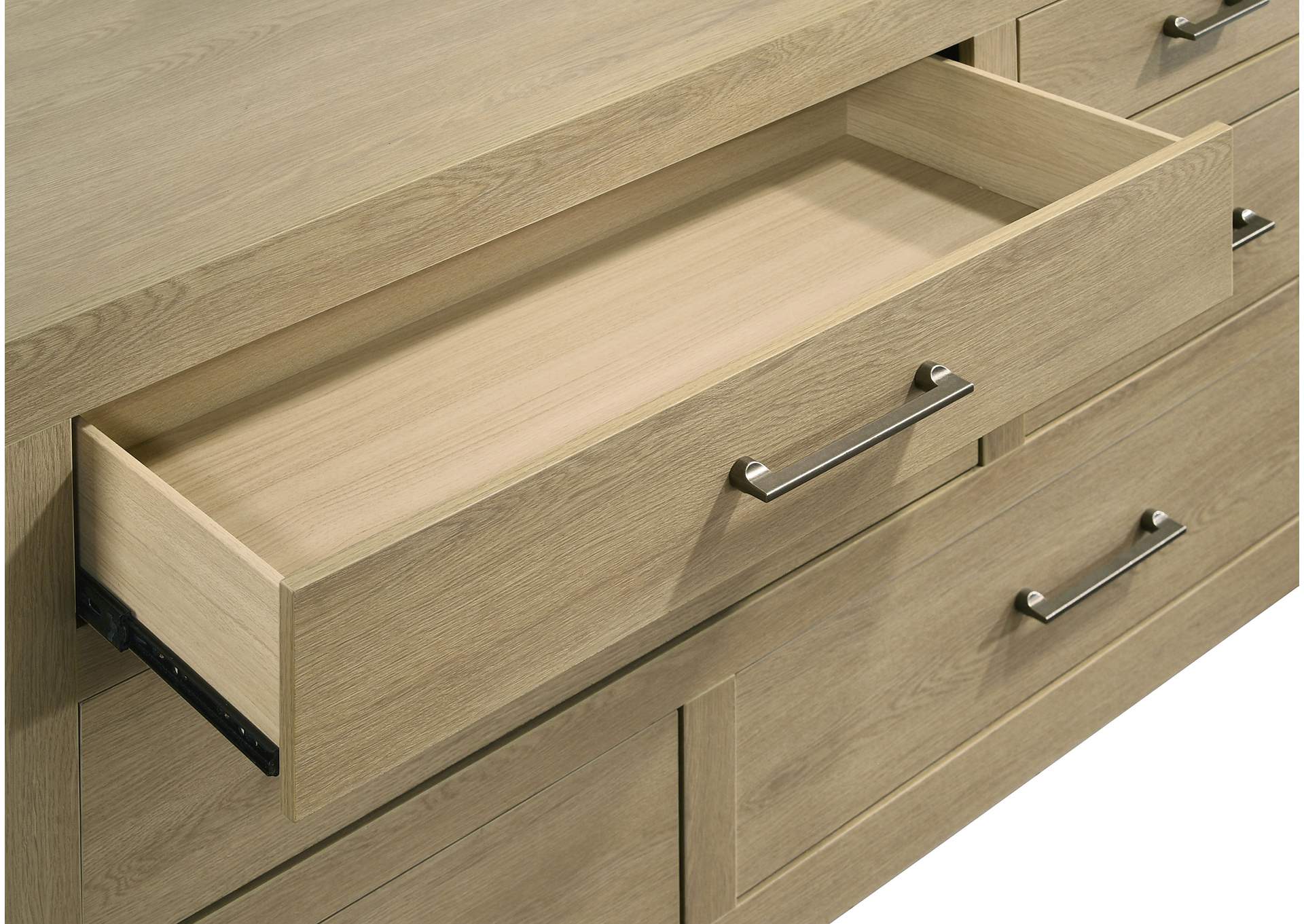 Hendricks 4-piece Eastern King Bedroom Set Light Oak image 10