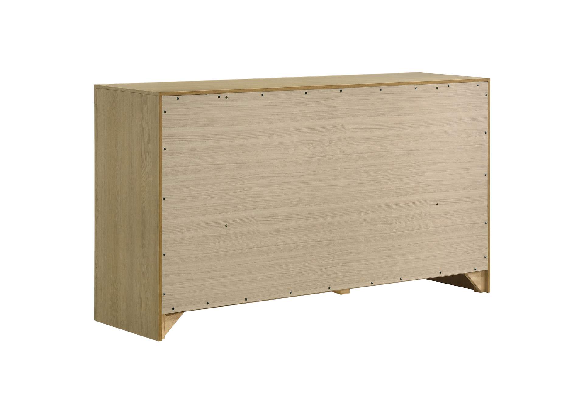 Hendricks 5-piece Queen Bedroom Set Light Oak image 15