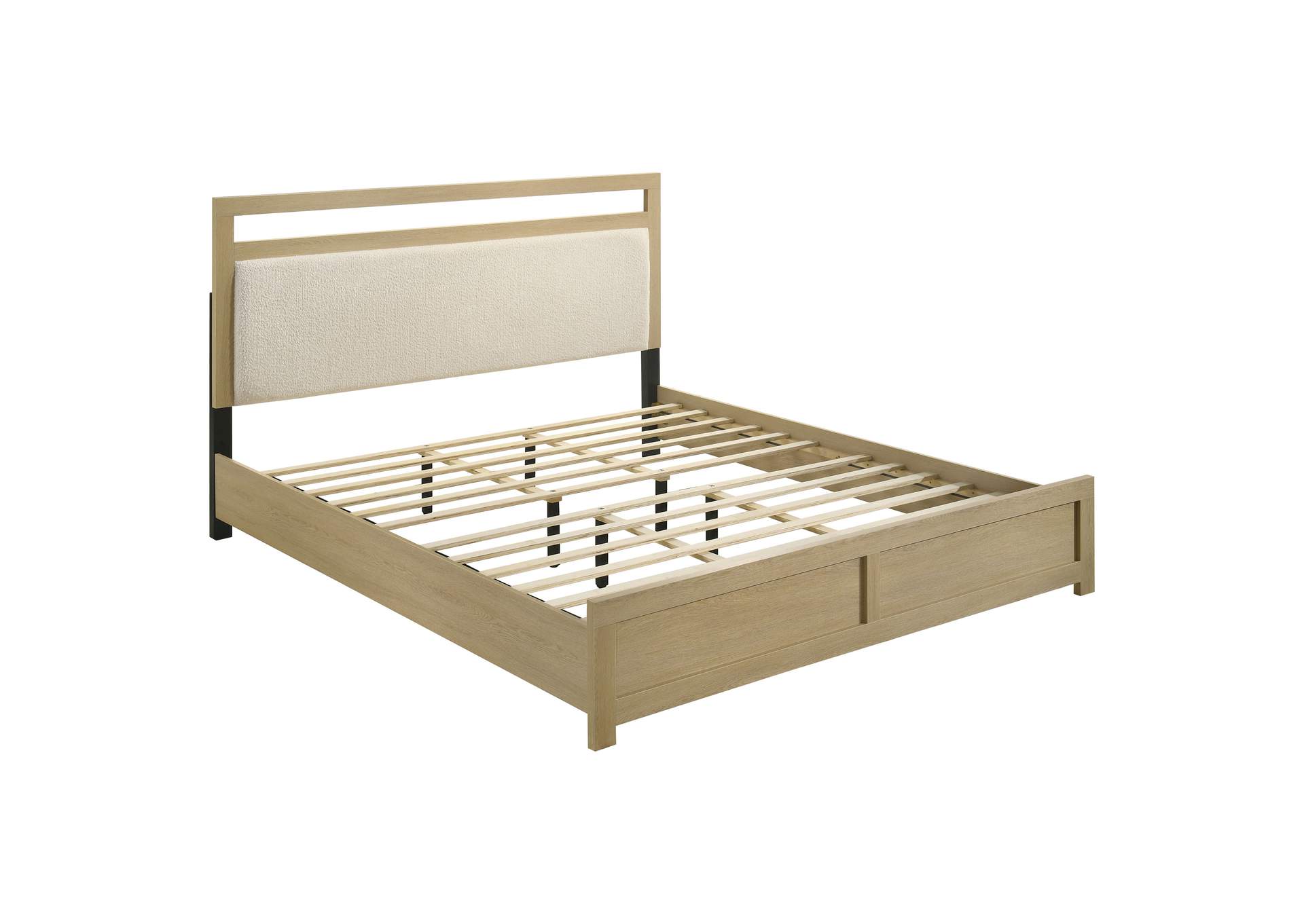 Hendricks 4-piece Eastern King Bedroom Set Light Oak image 20