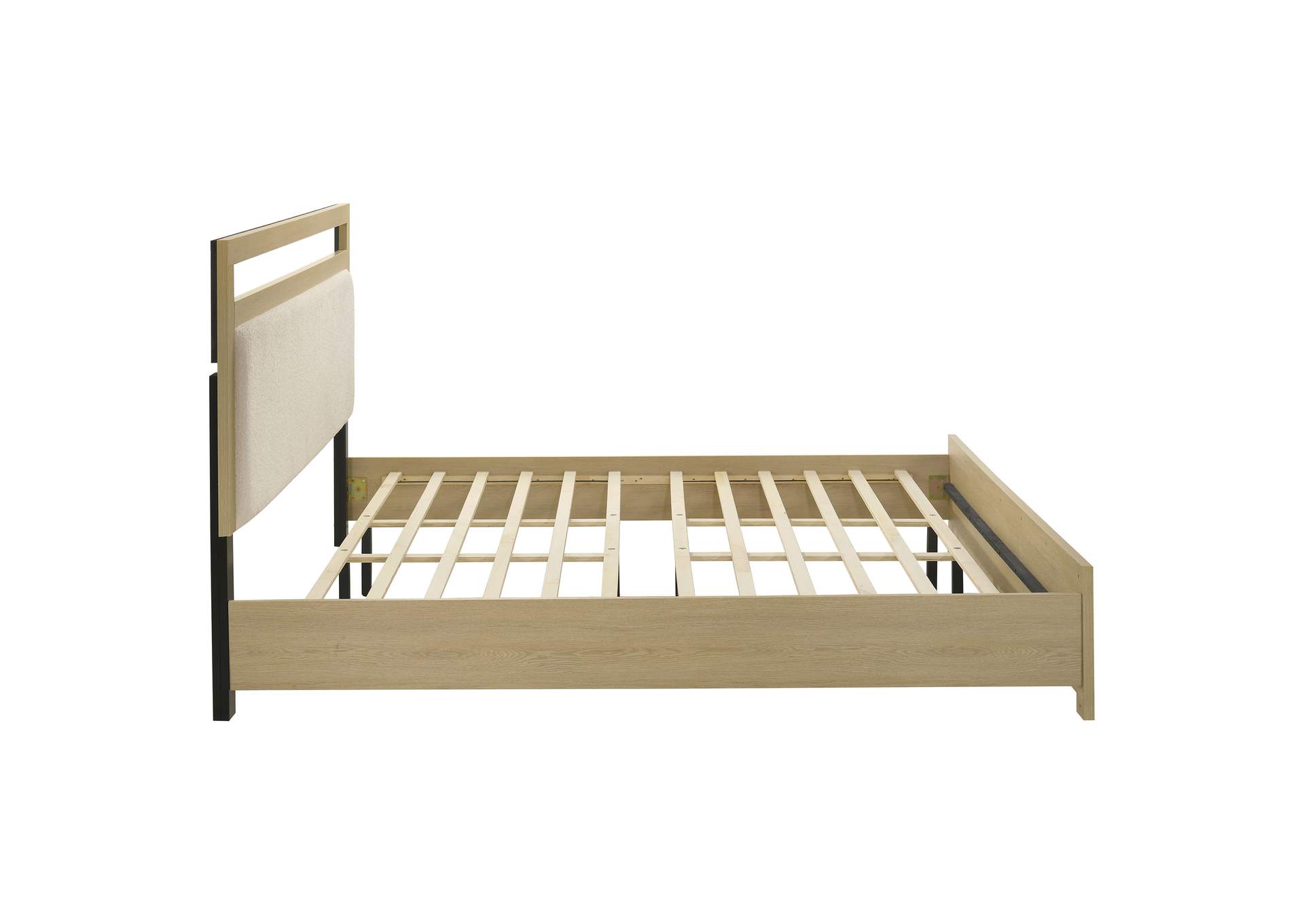 Hendricks Eastern King Panel Headboard Platform Bed Light Oak image 7