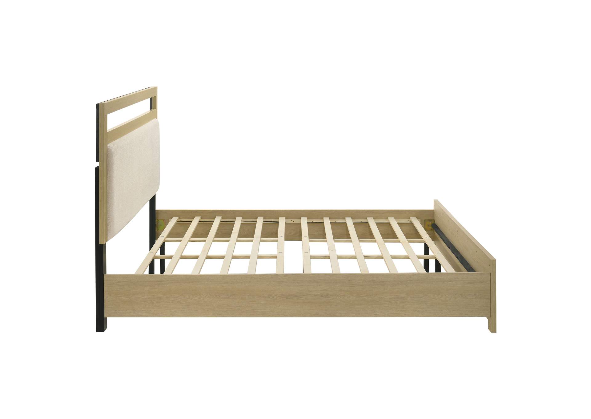 Hendricks California King Panel Headboard Platform Bed Light Oak image 7
