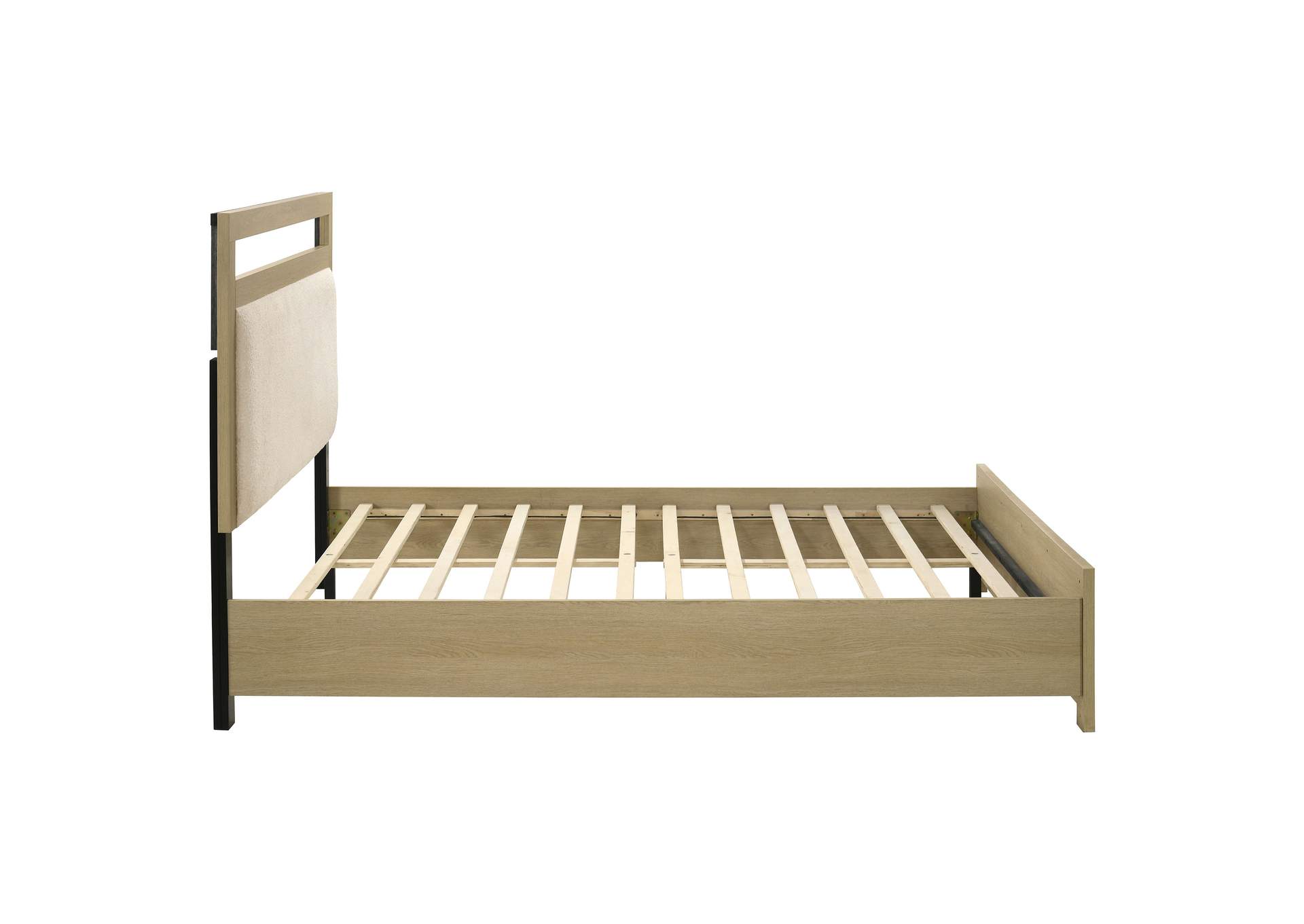 Hendricks Queen Panel Headboard Platform Bed Light Oak image 7