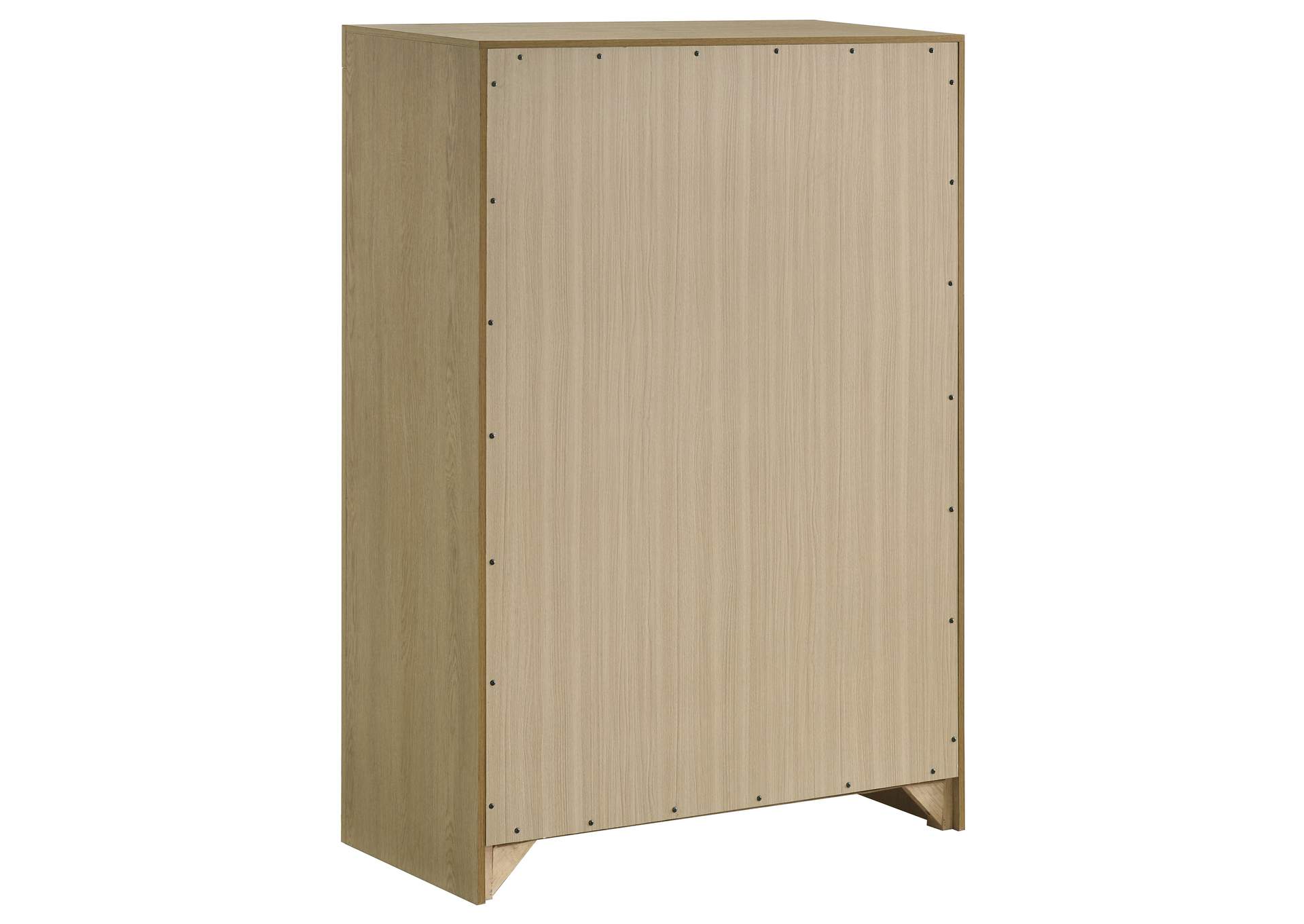 Hendricks 5-drawer Bedroom Chest of Drawers Light Oak image 7