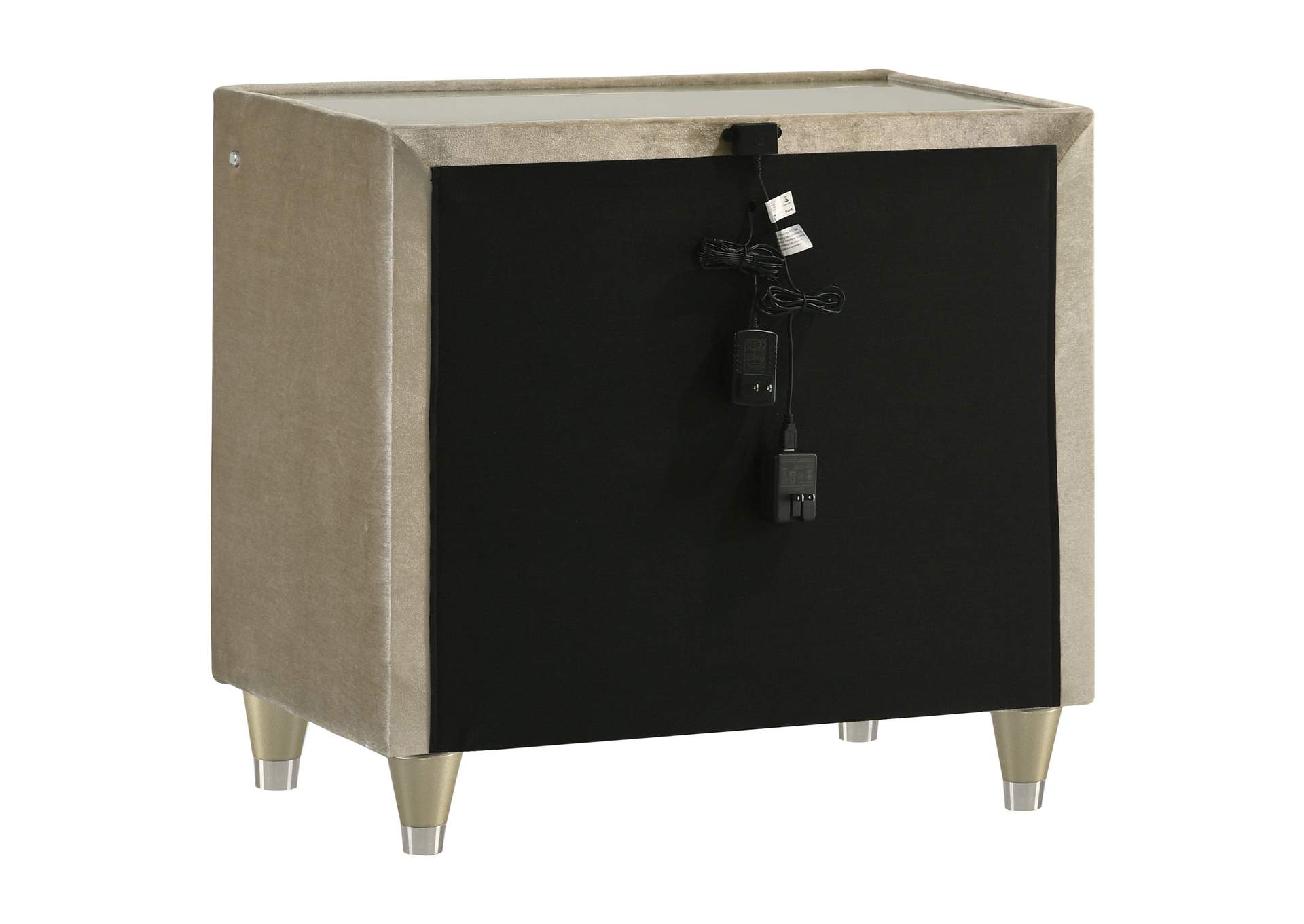 Lorient 4-piece California King Bedroom Set Ivory and Camel image 17