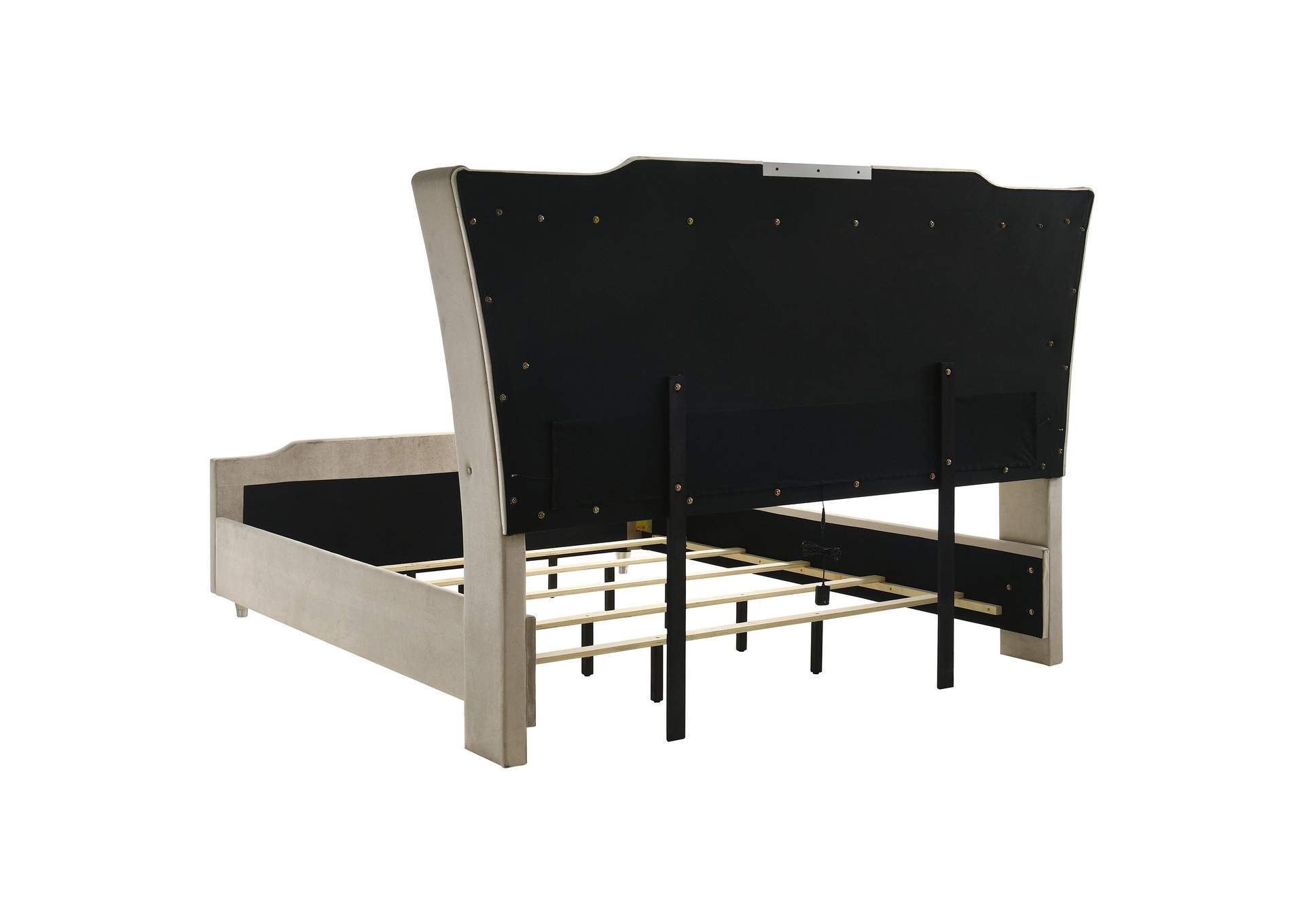 Lorient 4-piece California King Bedroom Set Ivory and Camel image 19