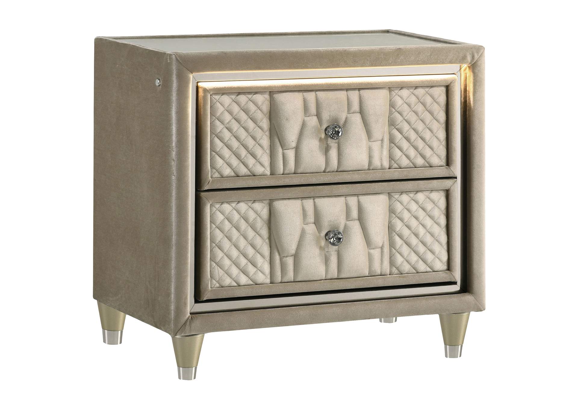 Lorient 5-piece California King Bedroom Set Ivory and Camel image 18