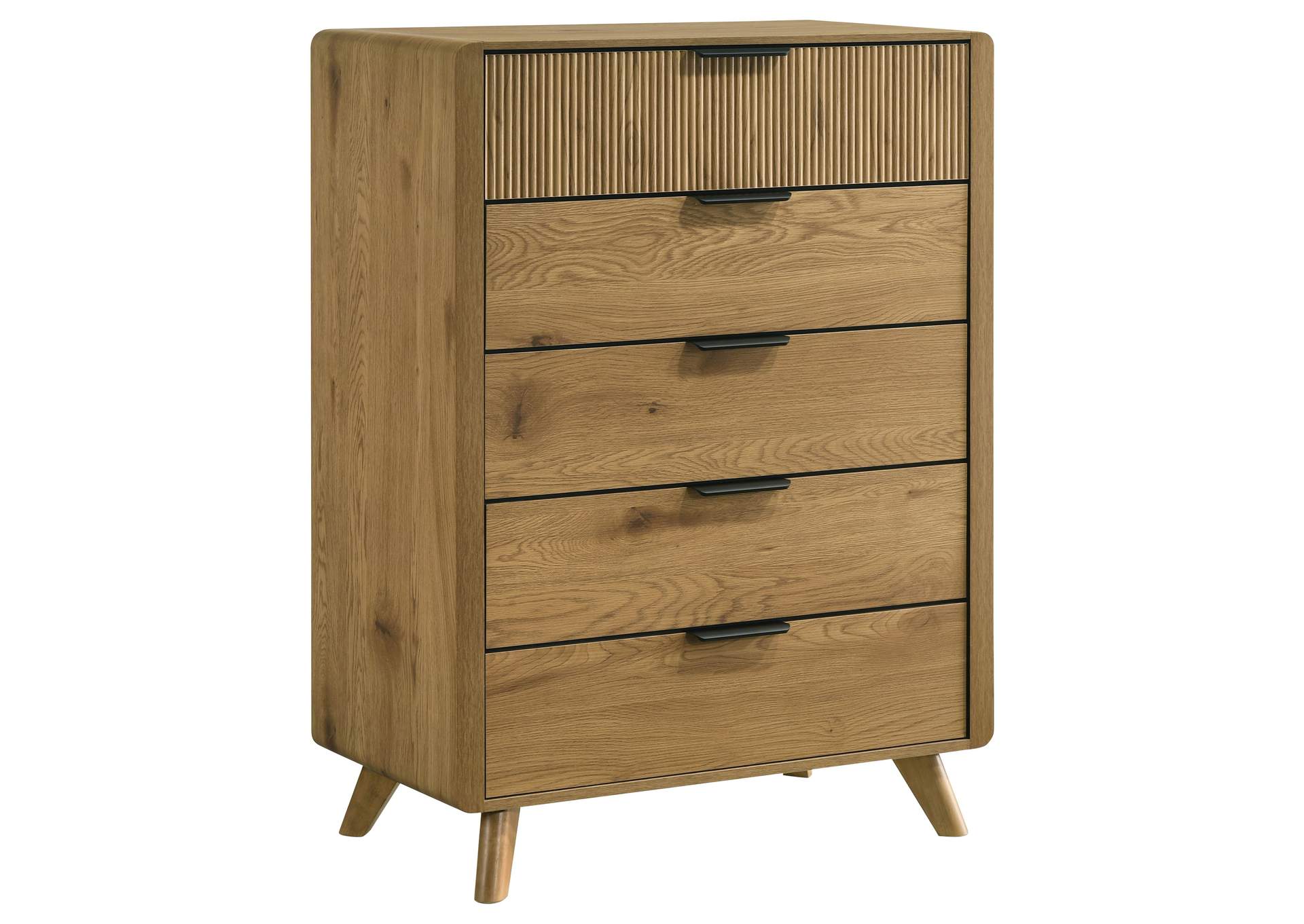 Bennett 5-piece Queen Bedroom Set Light Oak image 3
