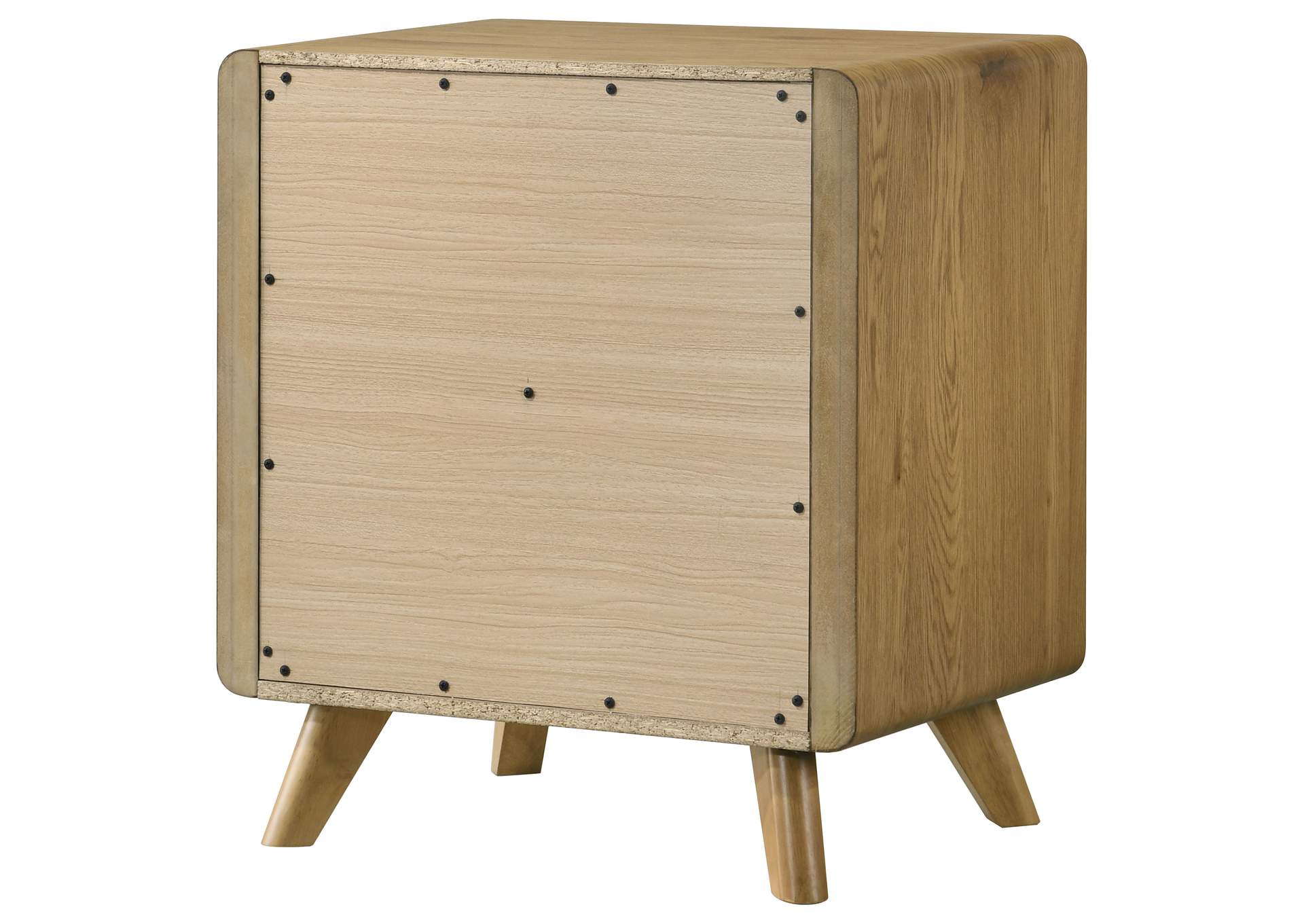 Bennett 2-drawer Bedroom Nightstand Bedside Table Light Oak image 9