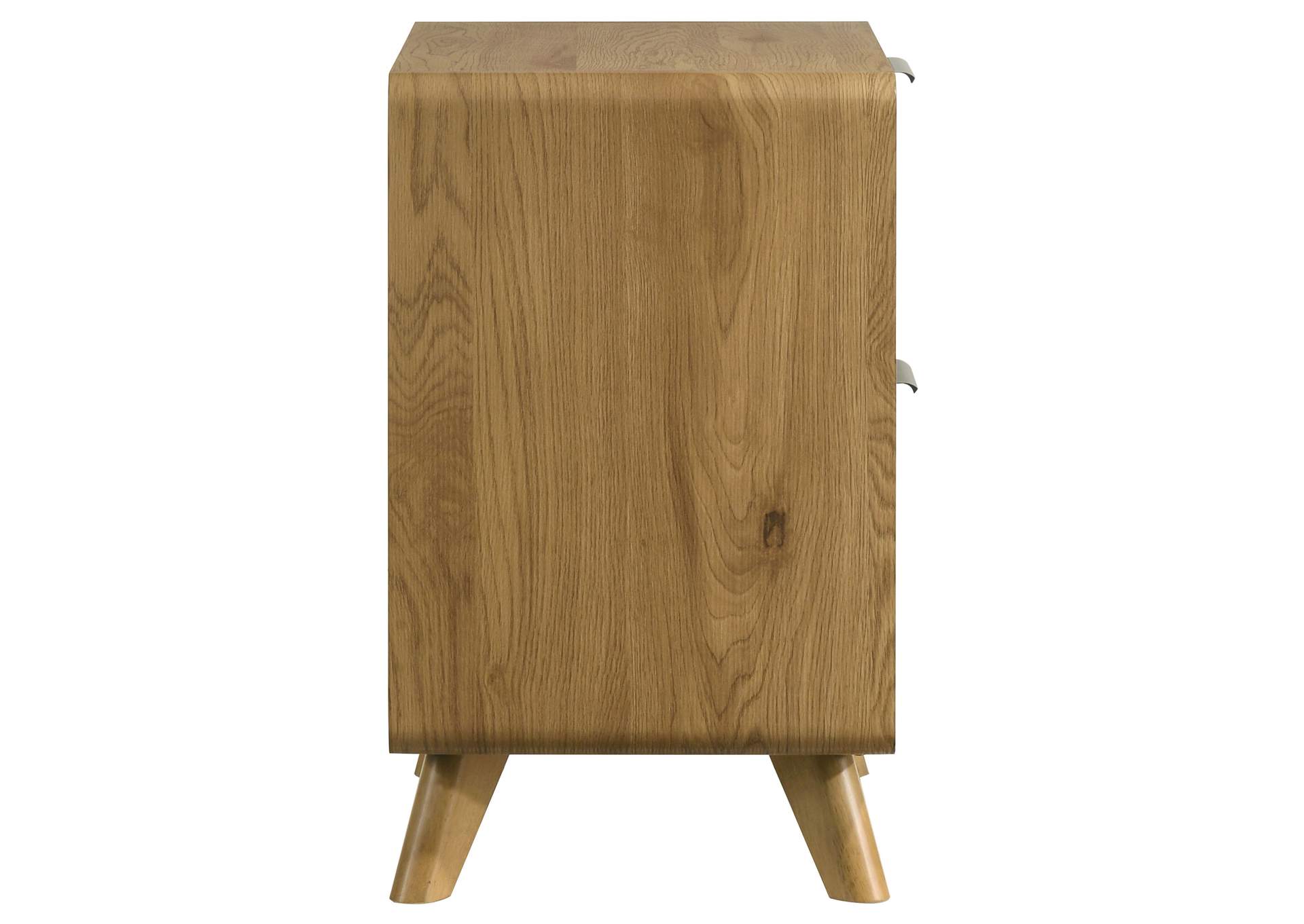 Bennett 2-drawer Bedroom Nightstand Bedside Table Light Oak image 10