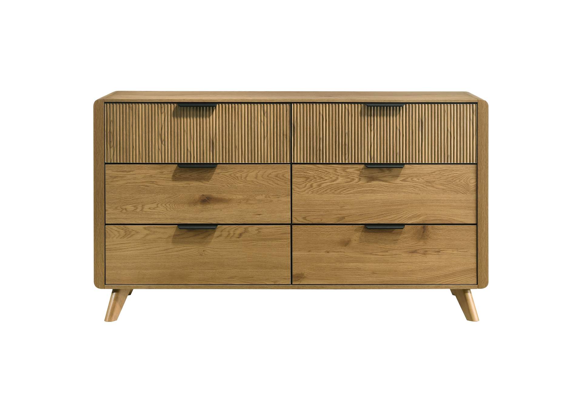 Bennett 6-drawer Bedroom Dresser Cabinet Light Oak image 4