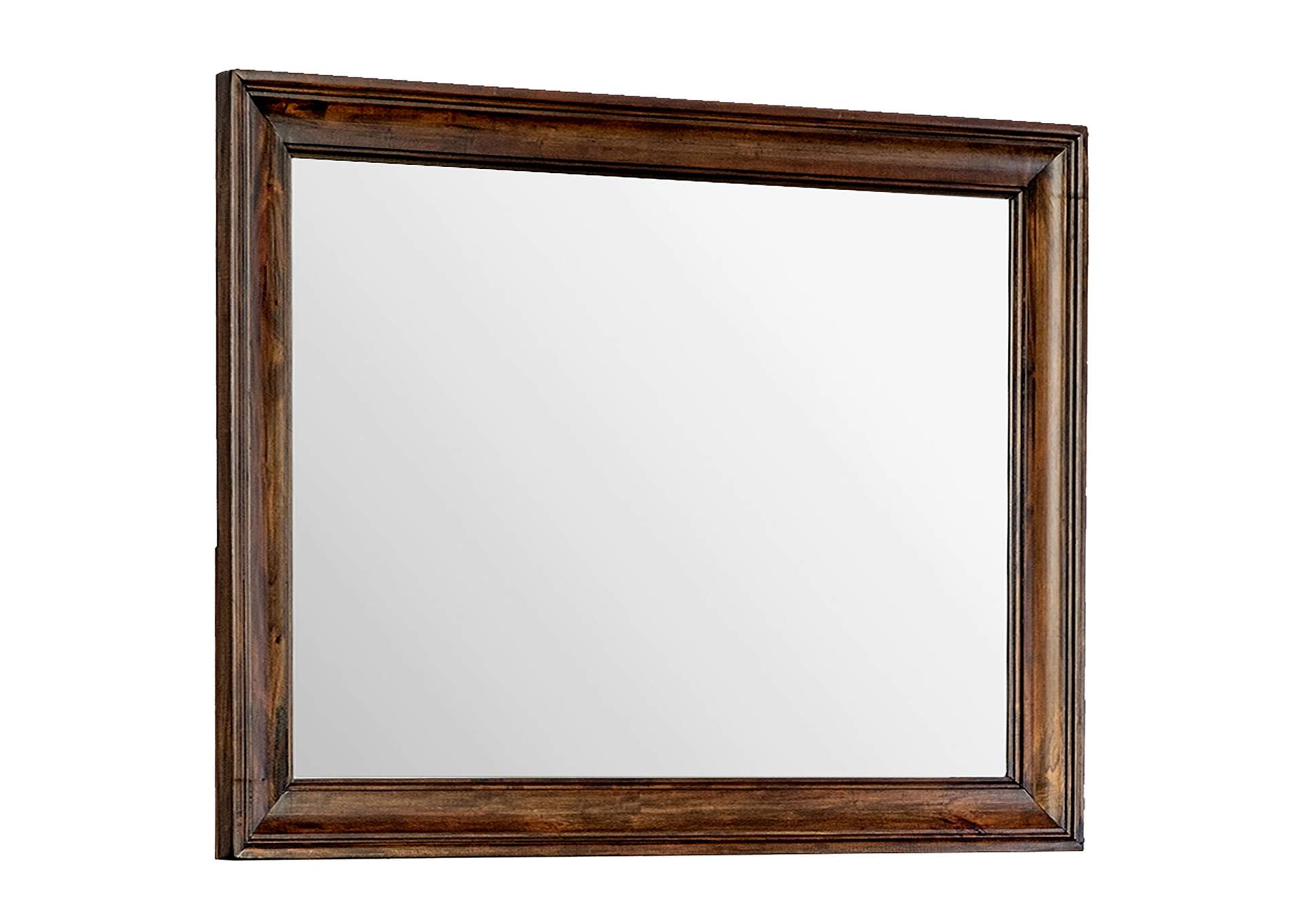 Avenue 4piece Eastern King Bedroom Set Weathered Burnished Brown