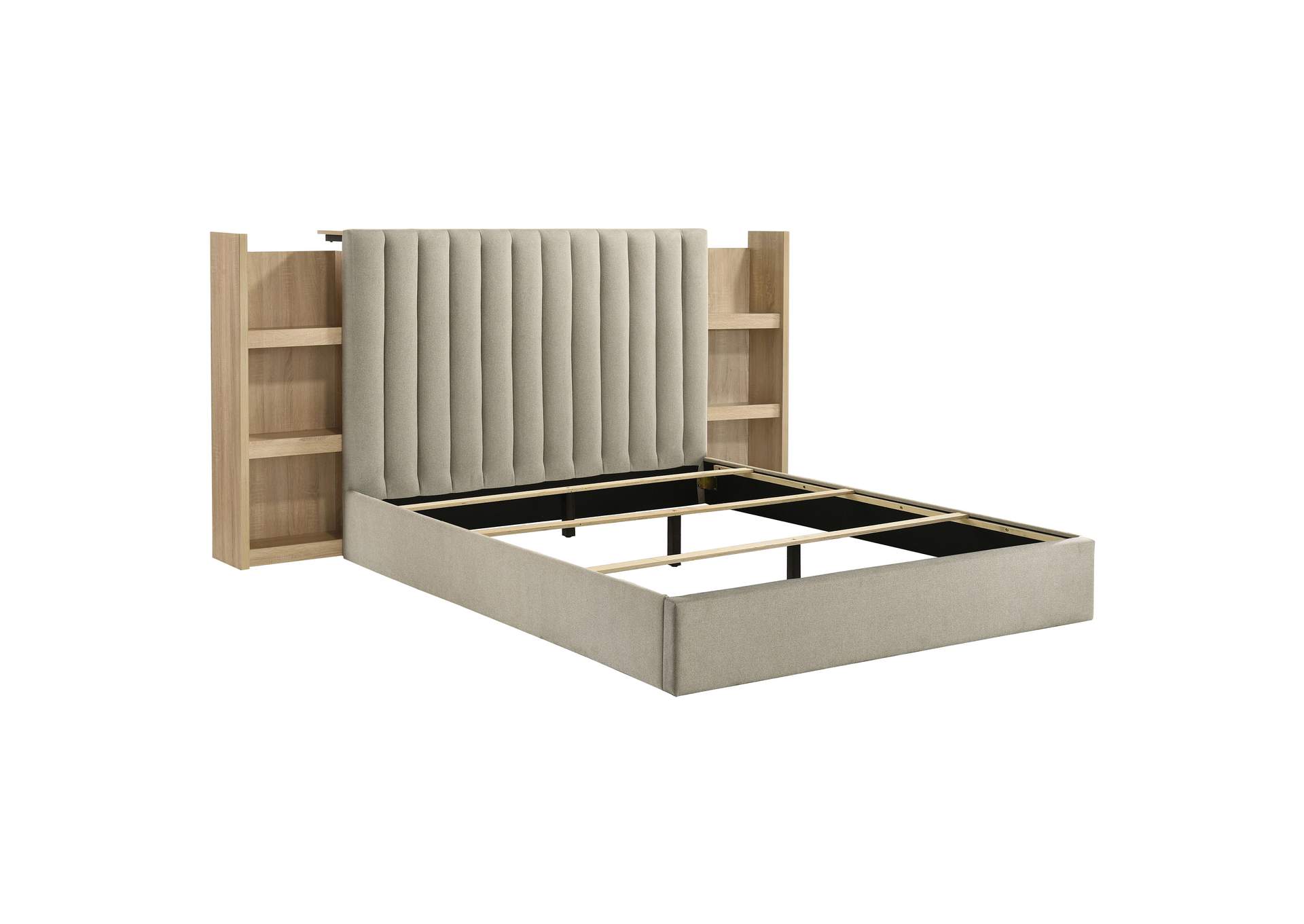 Arielle 4-piece Eastern King Bedroom Set Light Oak image 20