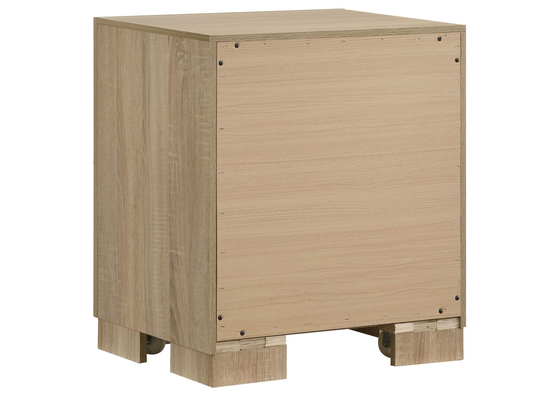 Arielle 4-piece Eastern King Bedroom Set Light Oak image 17