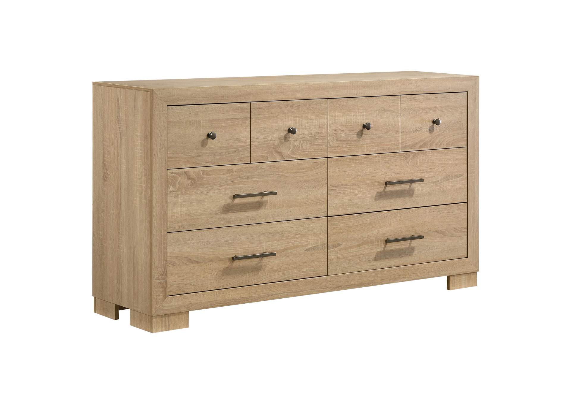 Arielle 5-piece Eastern King Bedroom Set Light Oak image 16