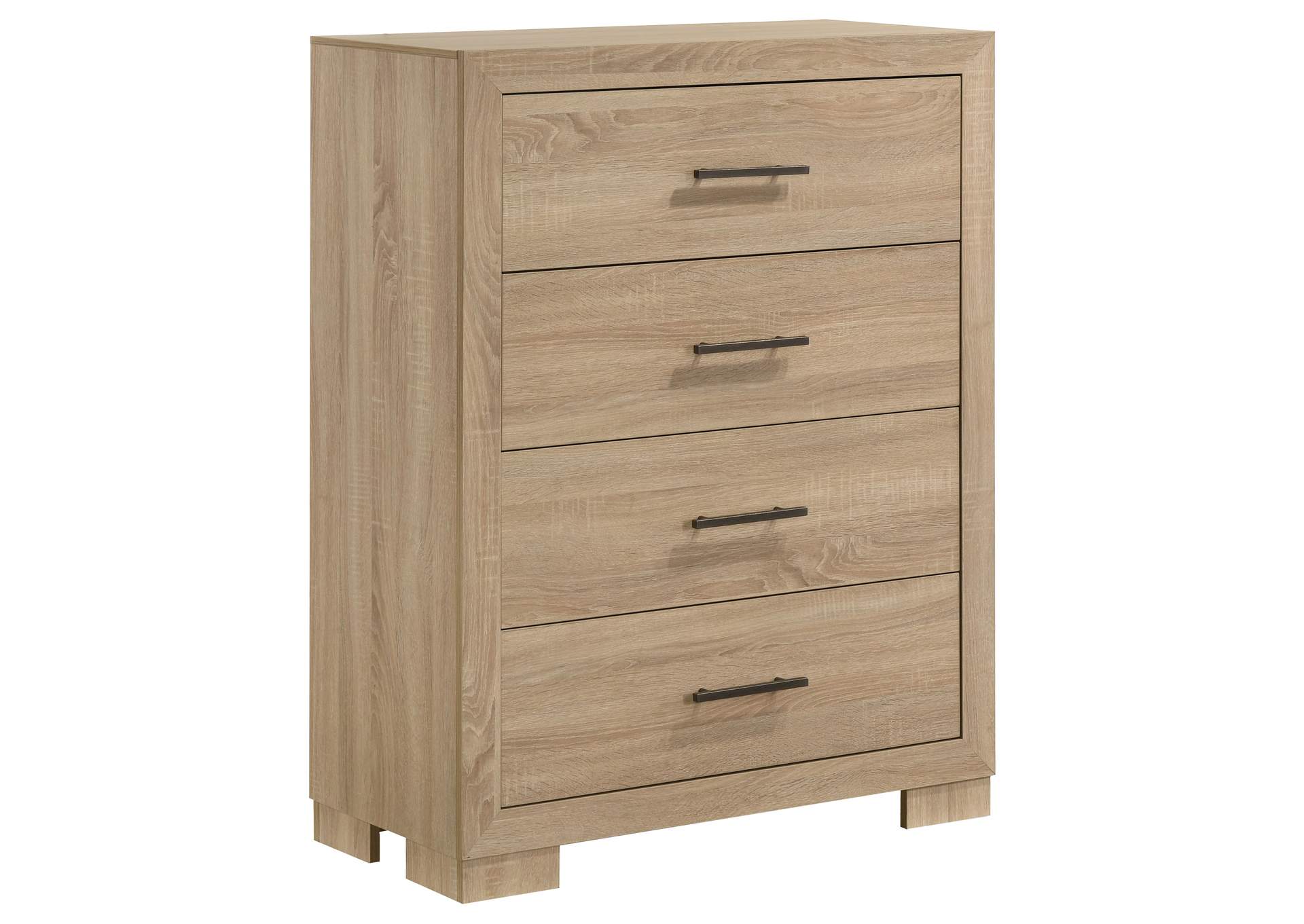 Arielle 5-piece Queen Bedroom Set Light Oak image 4