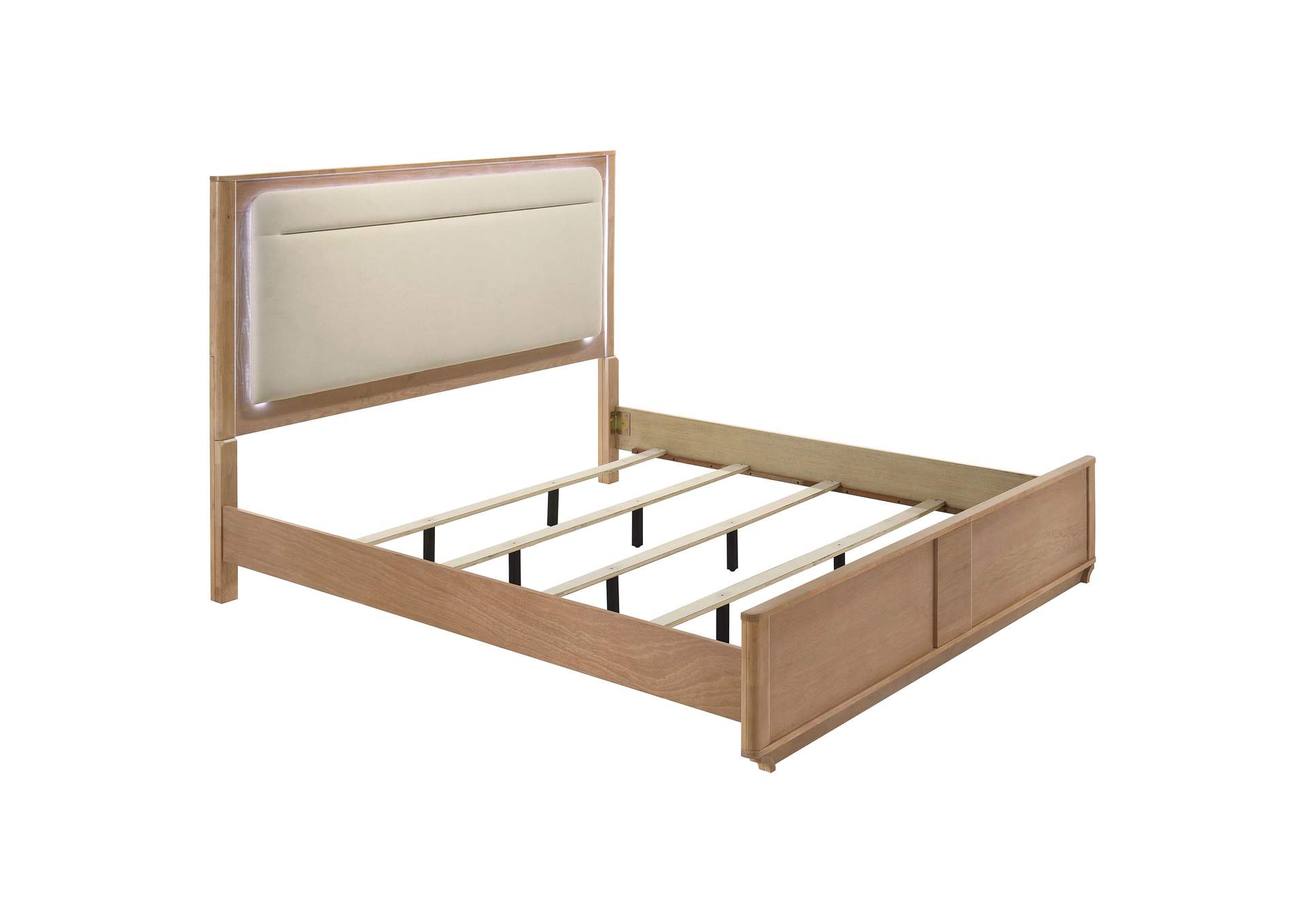Leanne 5-piece Eastern King Bedroom Set Light Oak image 20