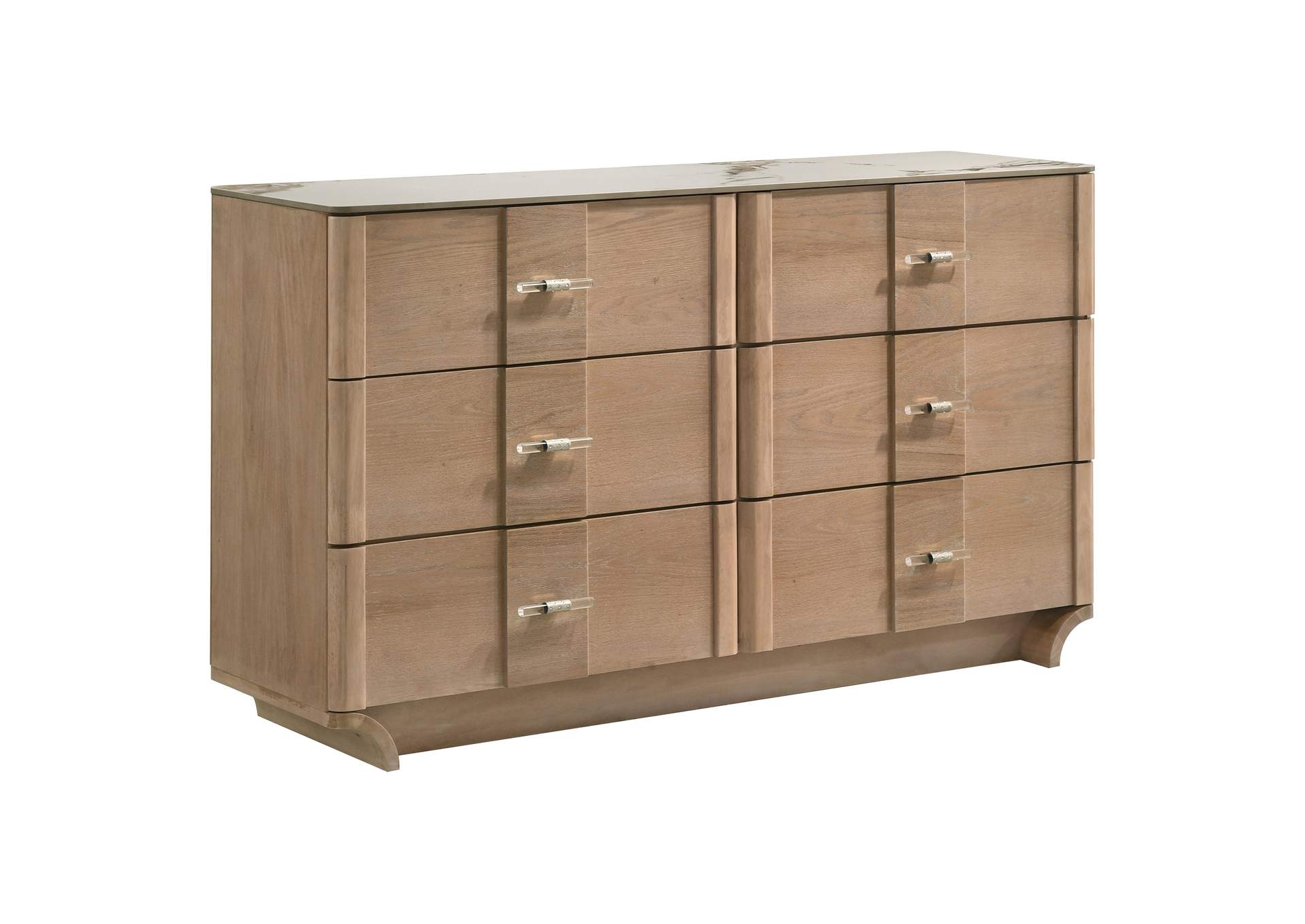 Leanne 5-piece Eastern King Bedroom Set Light Oak image 16