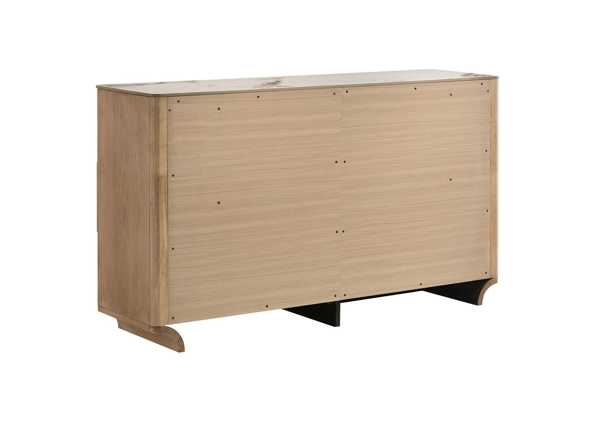 Leanne 5-piece Eastern King Bedroom Set Light Oak image 15