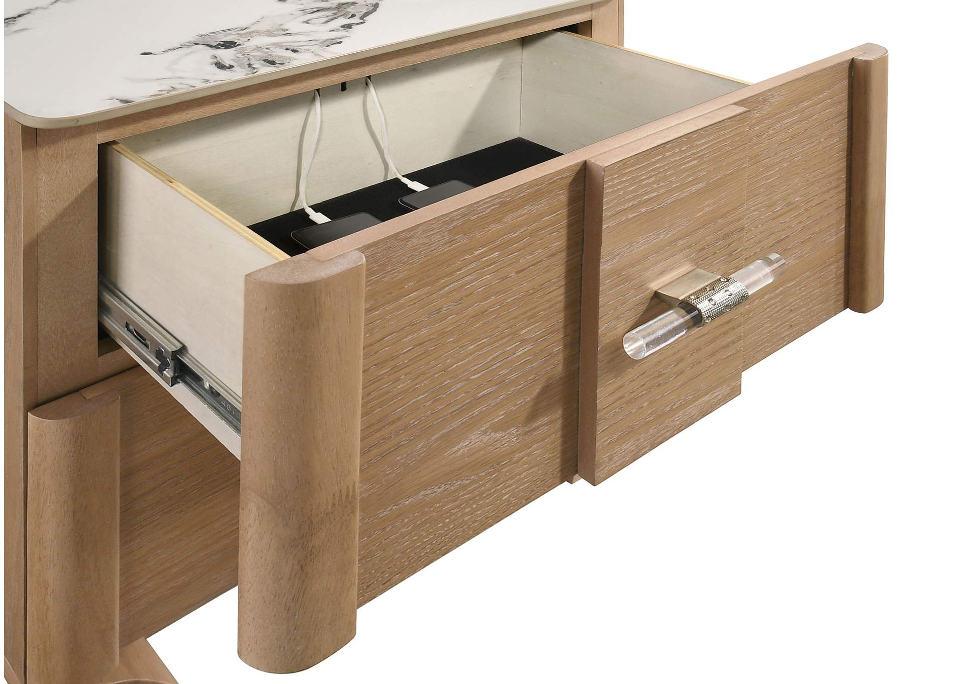 Leanne 4-piece Queen Bedroom Set Light Oak image 12