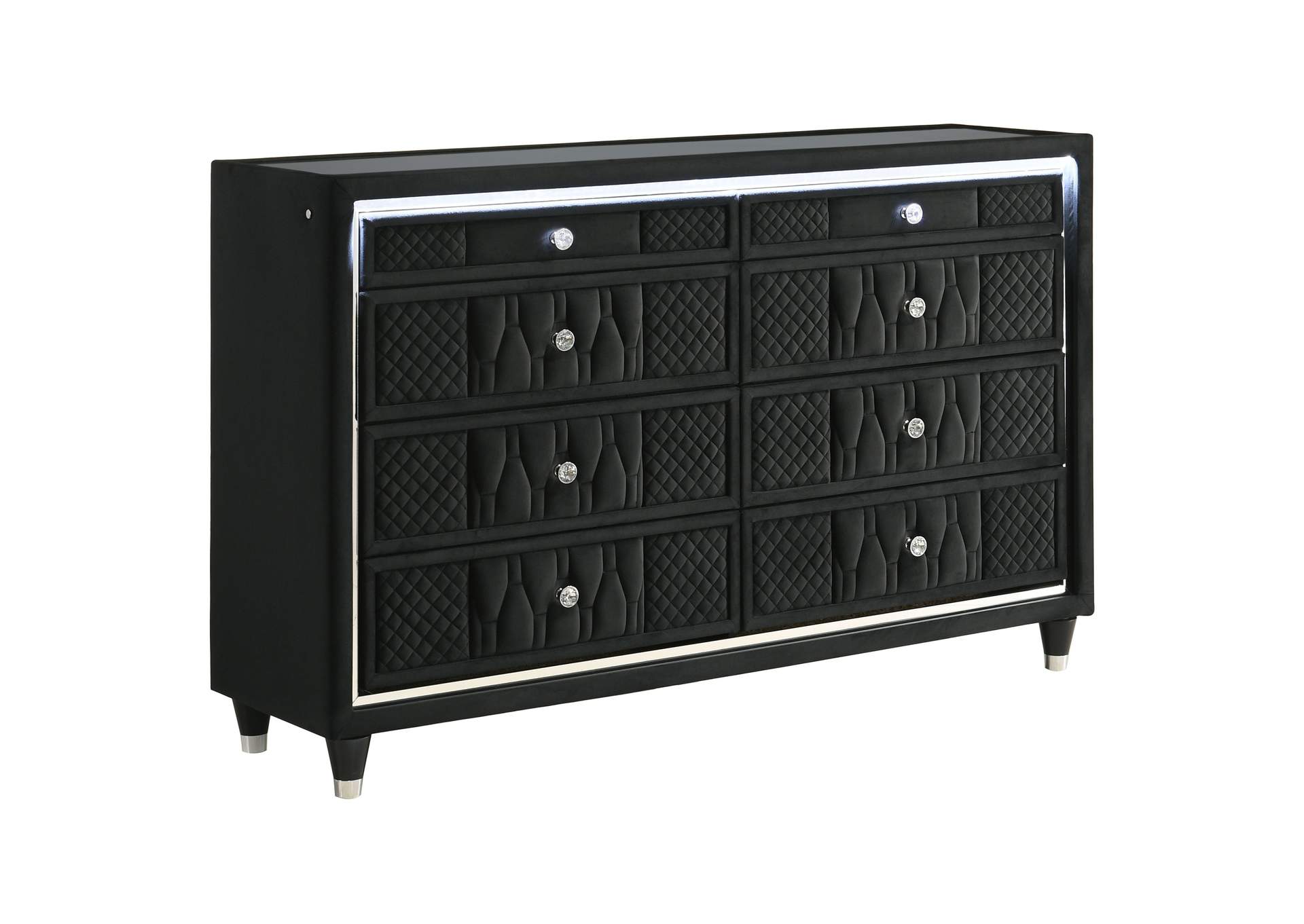 Lorient 4-piece California King Bedroom Set Black image 16