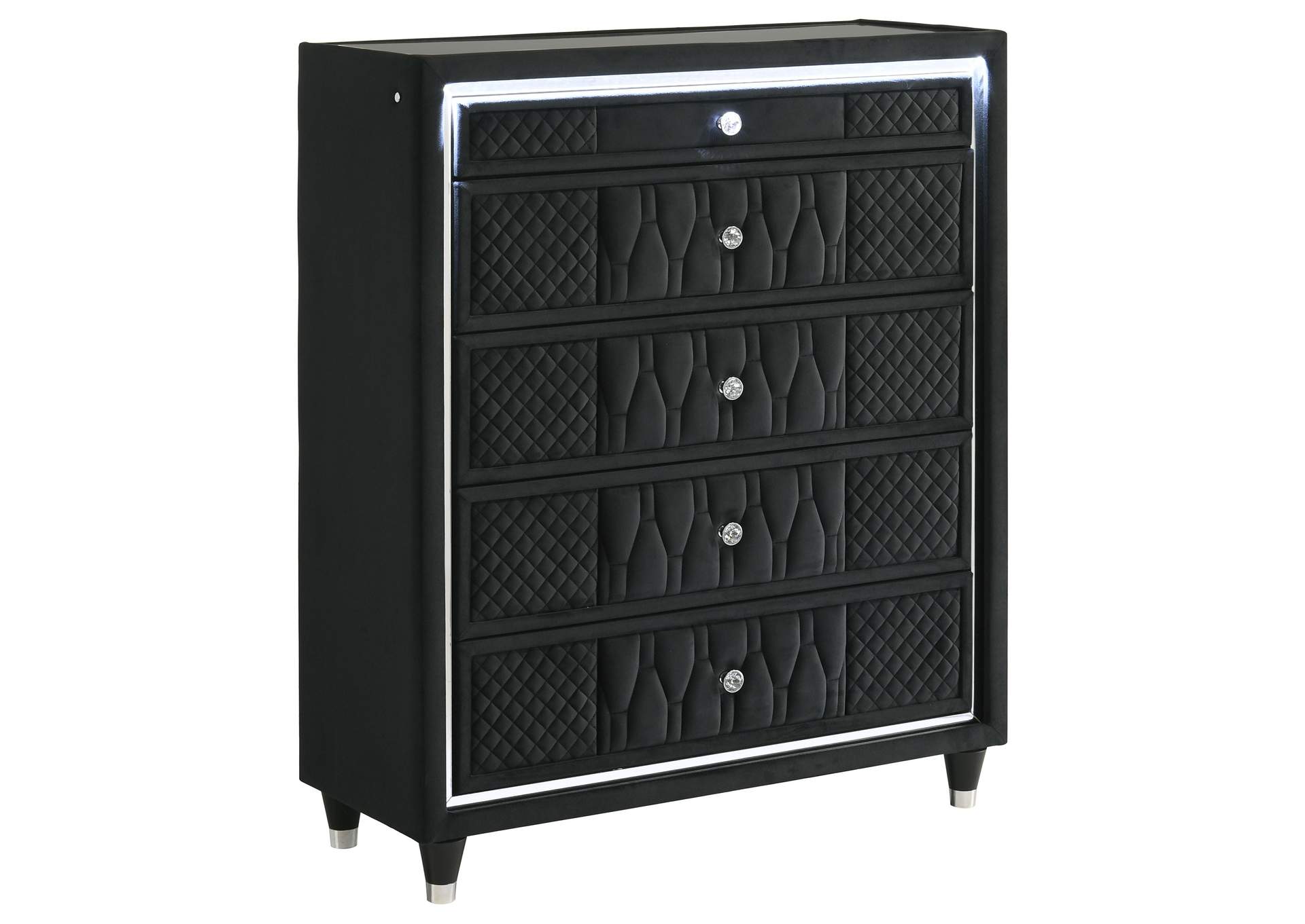 Lorient 5-piece California King Bedroom Set Black image 3