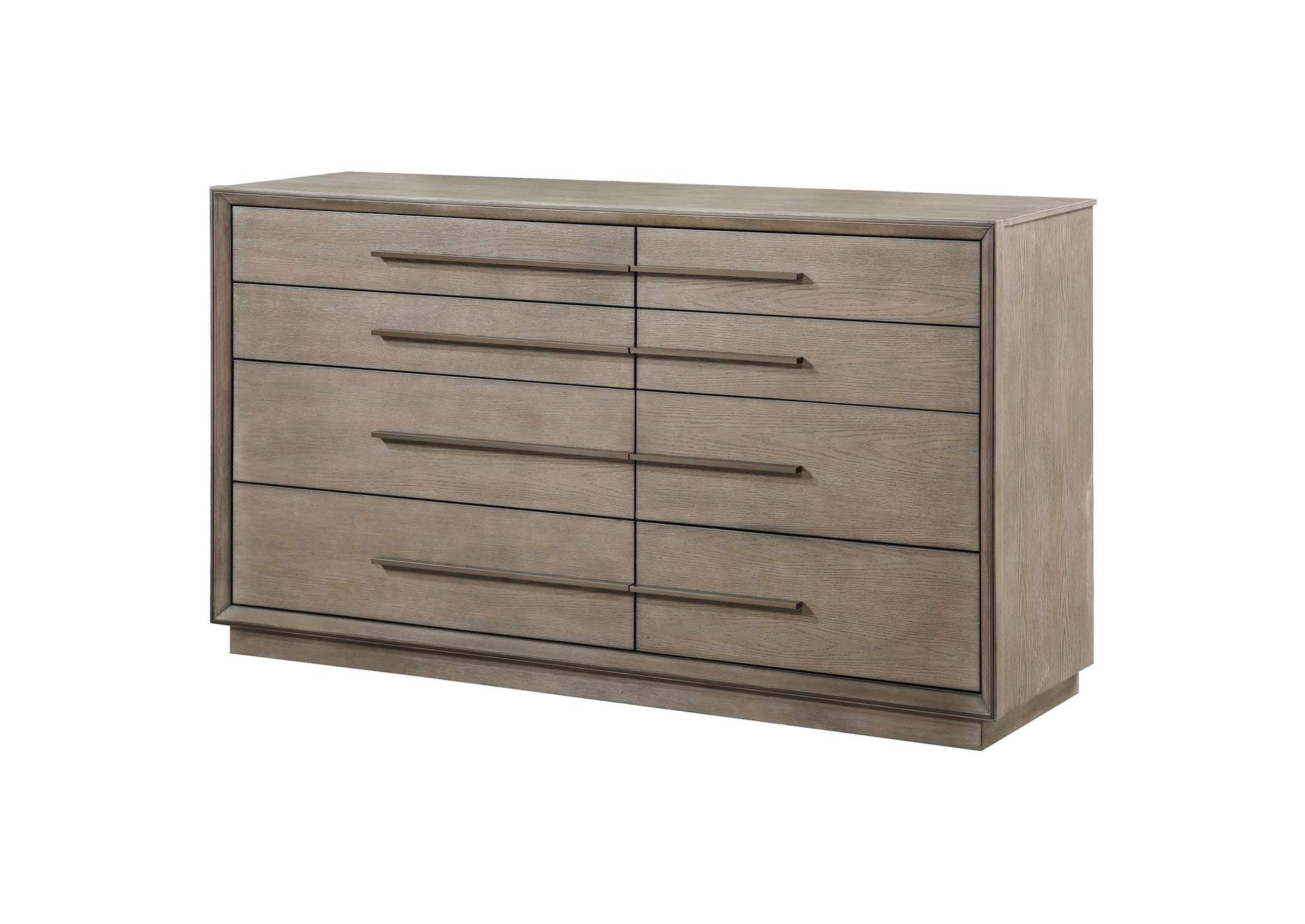 Durango 8-drawer Dresser Washed Oak