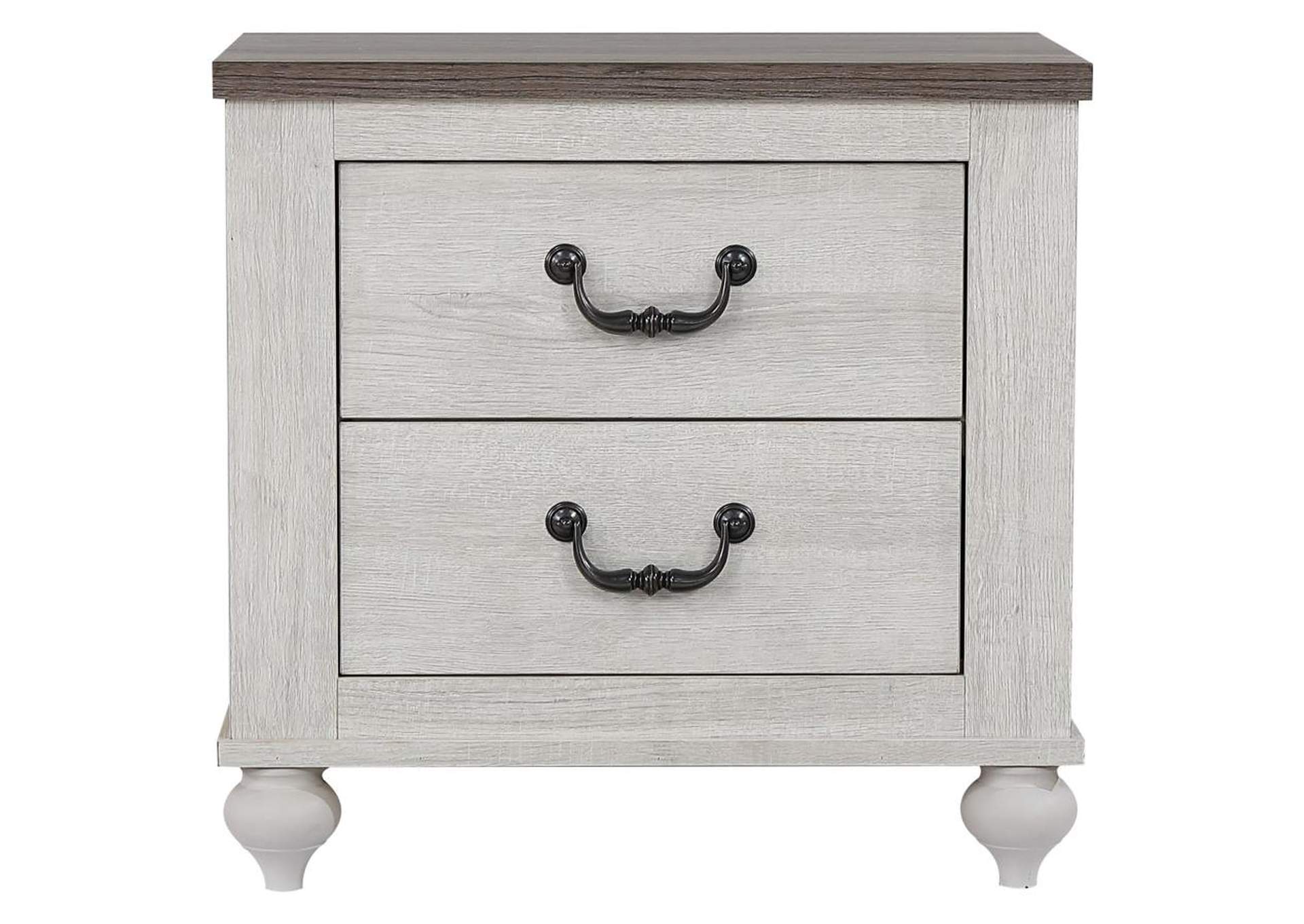Stillwood 2drawer Nightstand Vintage Linen