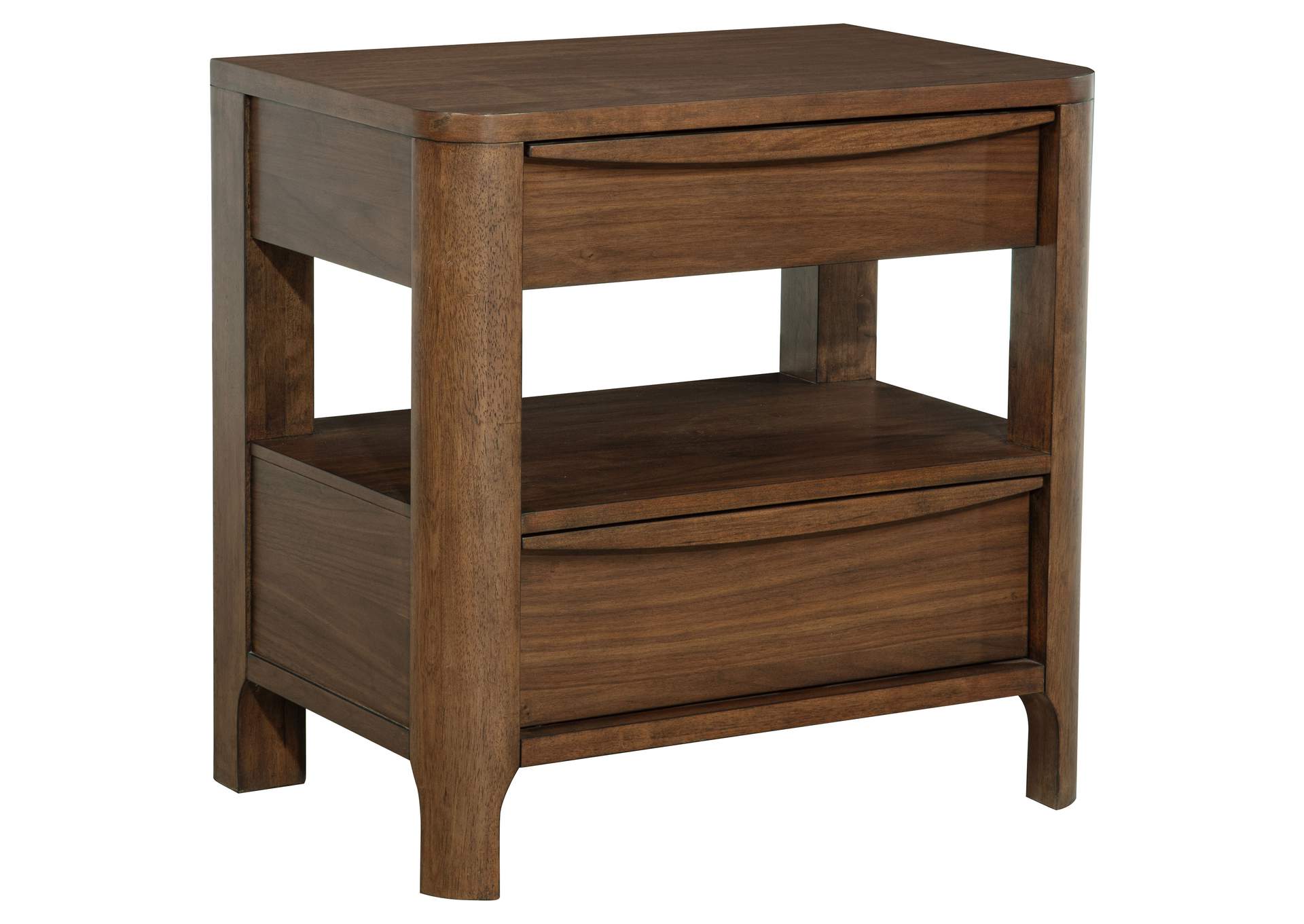 Maderia 4-piece Eastern King Bedroom Set Walnut