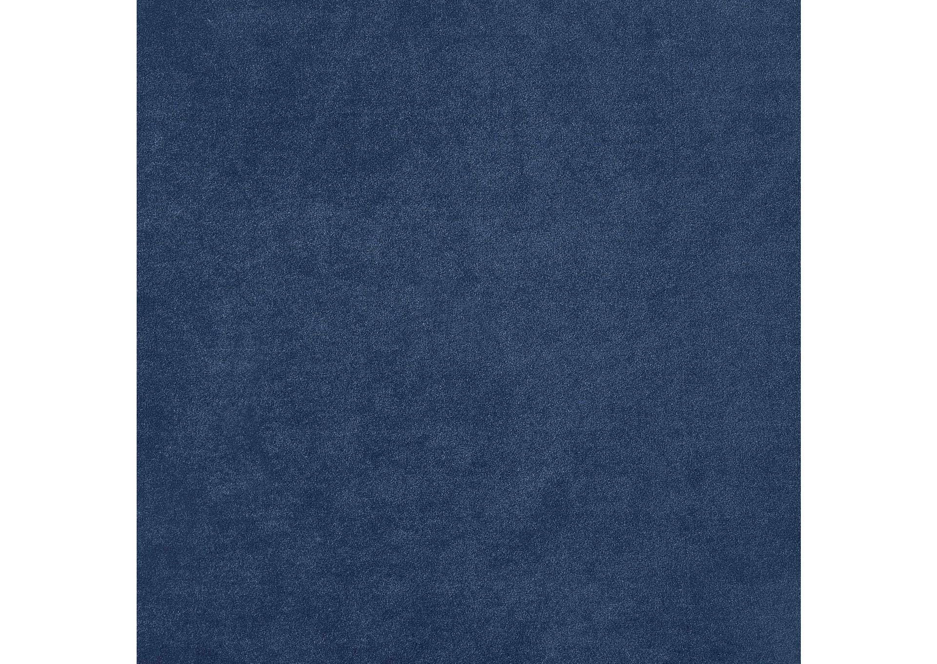 Melody California King Wingback Upholstered Bed Pacific Blue