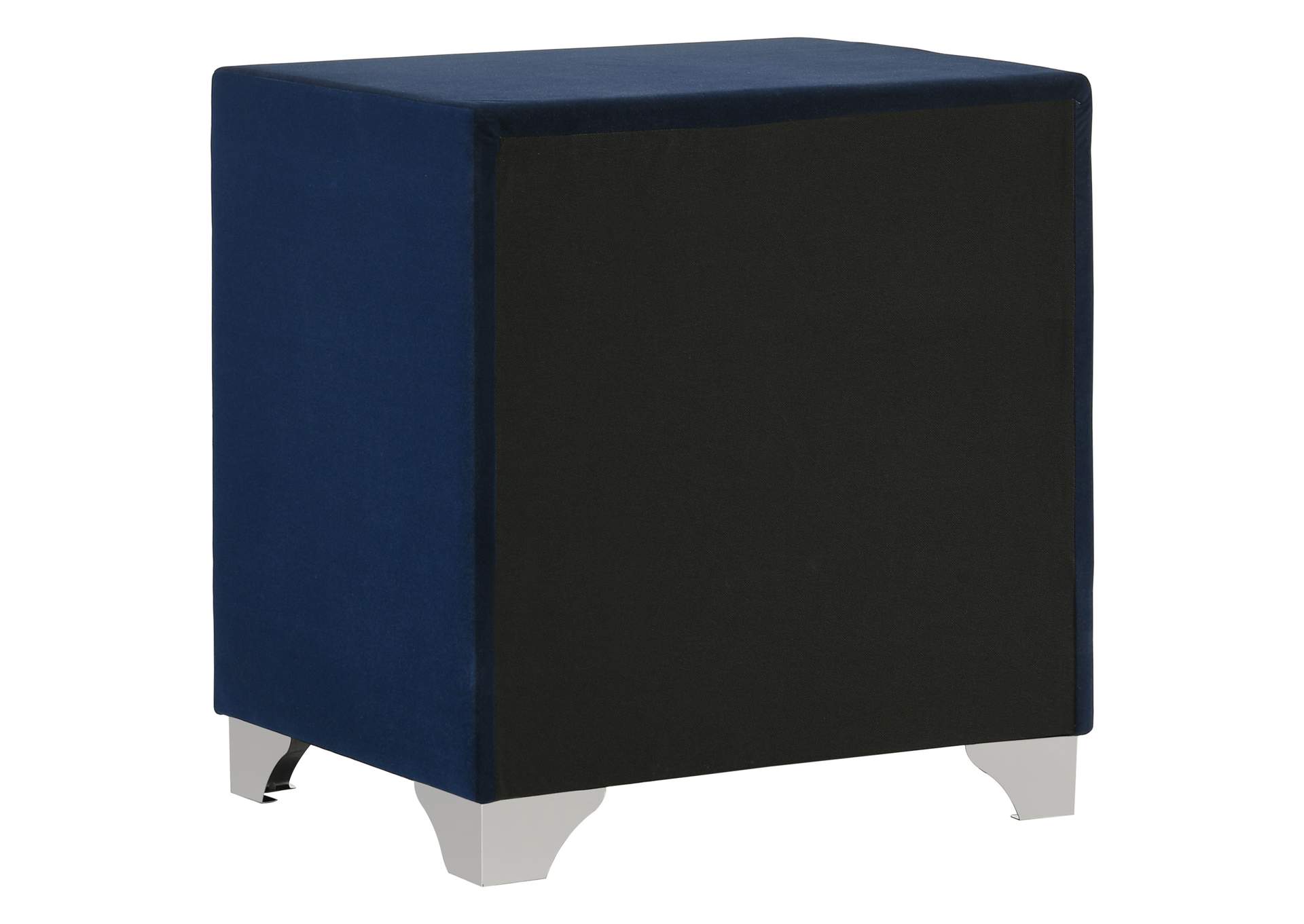 Melody Upholstered 2-drawer Nightstand Pacific Blue image 7