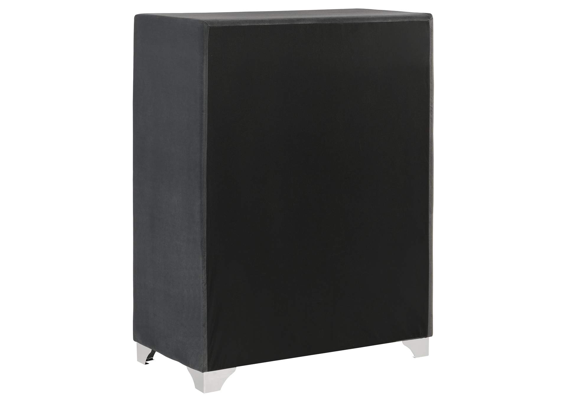 Melody 5-drawer Bedroom Chest Grey image 7