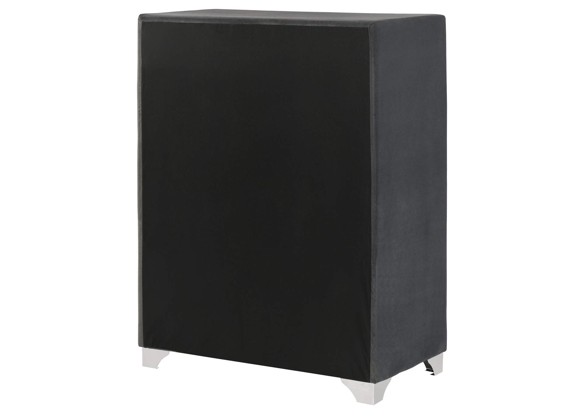 Melody 5-drawer Bedroom Chest Grey image 9