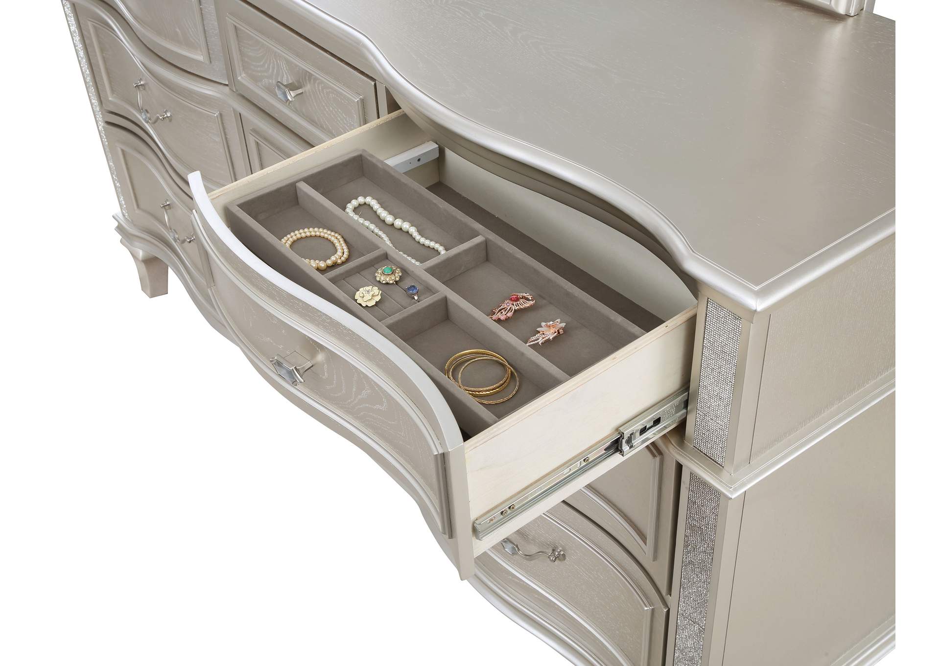 DRESSER WITH MIRROR