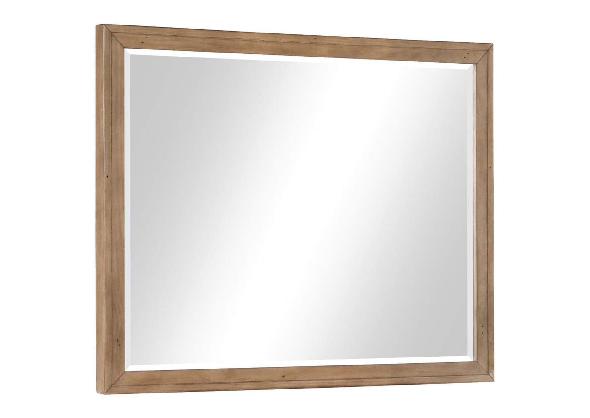 Taylor Rectangular Dresser Mirror Light Honey Brown