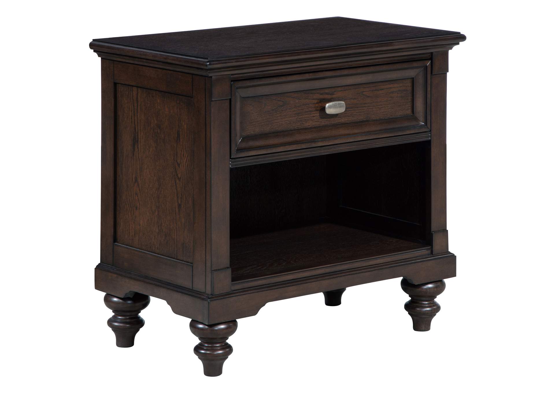 Andover 4-piece California King Bedroom Set Dark Oak