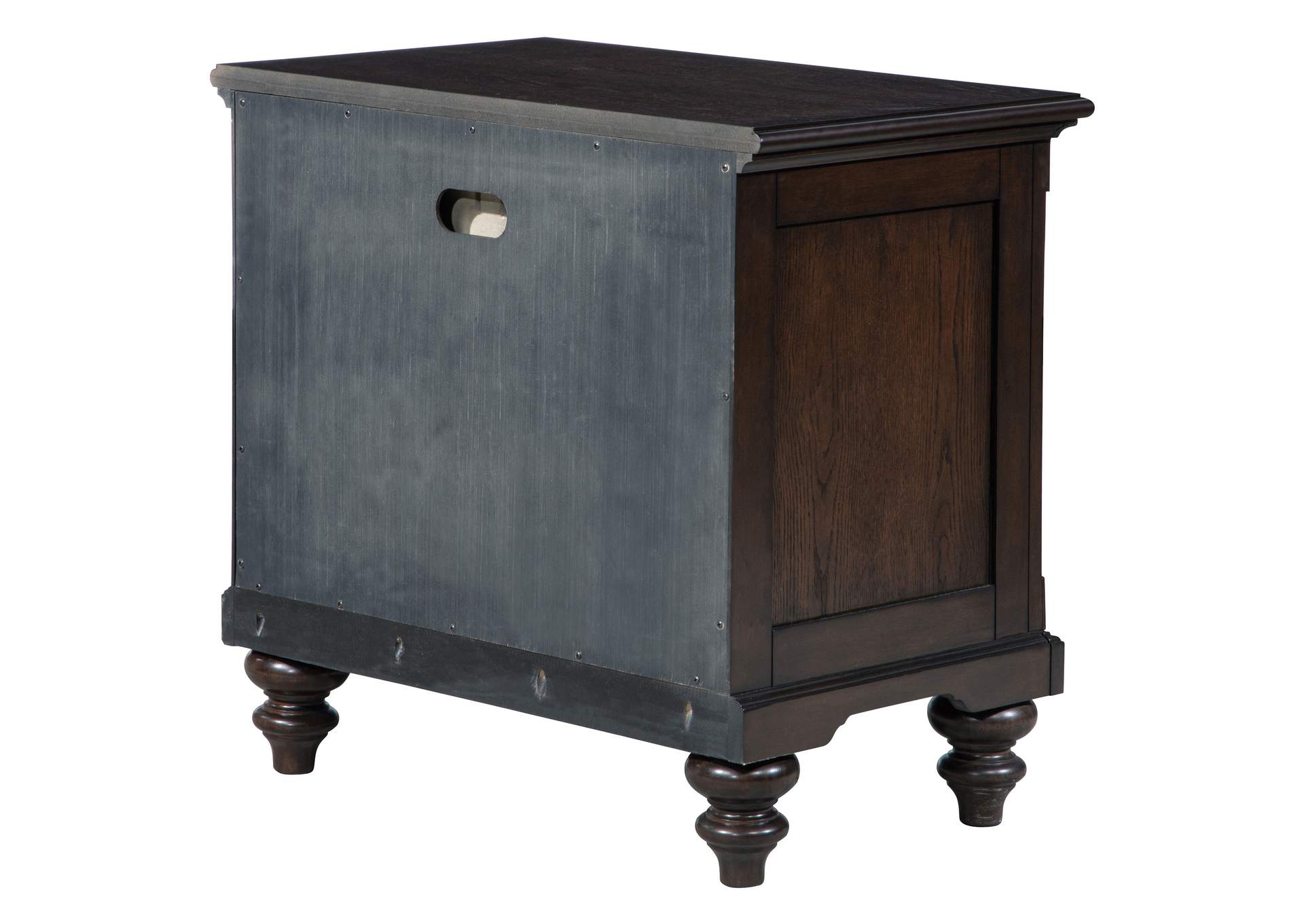 Andover 1-drawer Nightstand Bedside Table Dark Oak